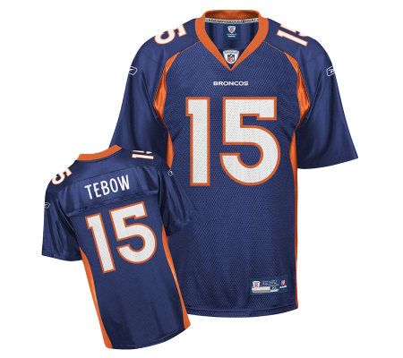 NFL Broncos Tim Tebow Replica Team Color Jersey(3XL-5XL) 