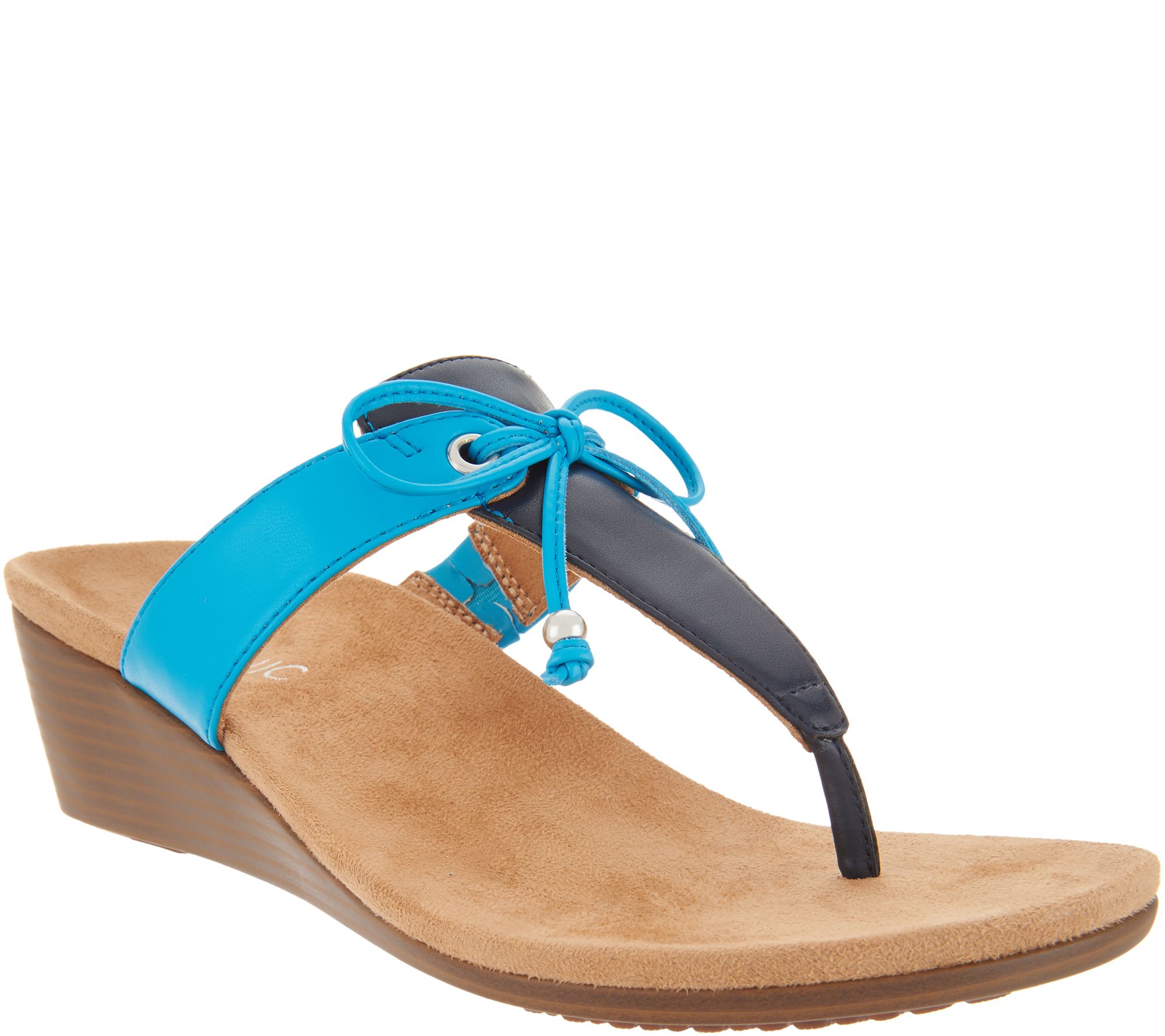 T strap deals wedge sandals