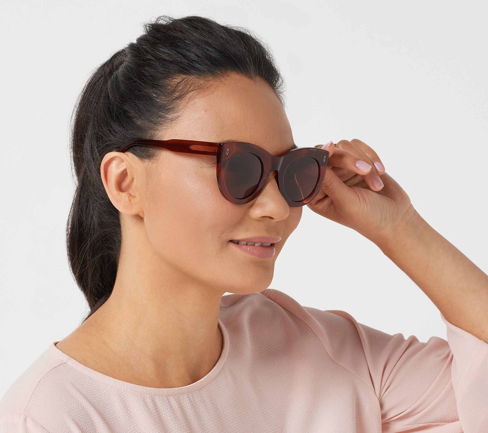Peace Love World Tortoise Shell Sunglasses nwt Crap® Eyewear | The No Wave Desert Tortoise Polarized  main image 3