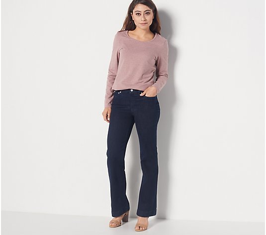 Denim & Co. Easy Stretch Tall Trouser Jeans