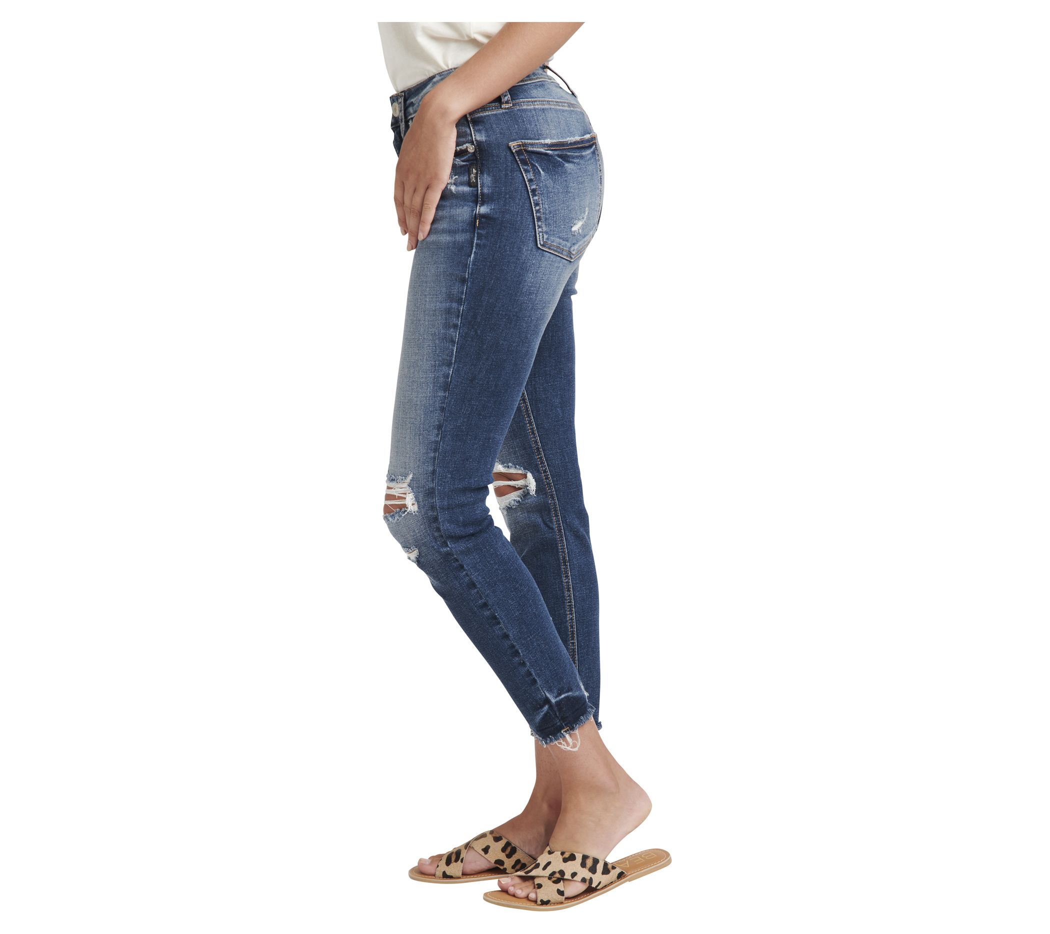 Silver Jeans Co. Avery High Rise Skinny Crop JeansECF382