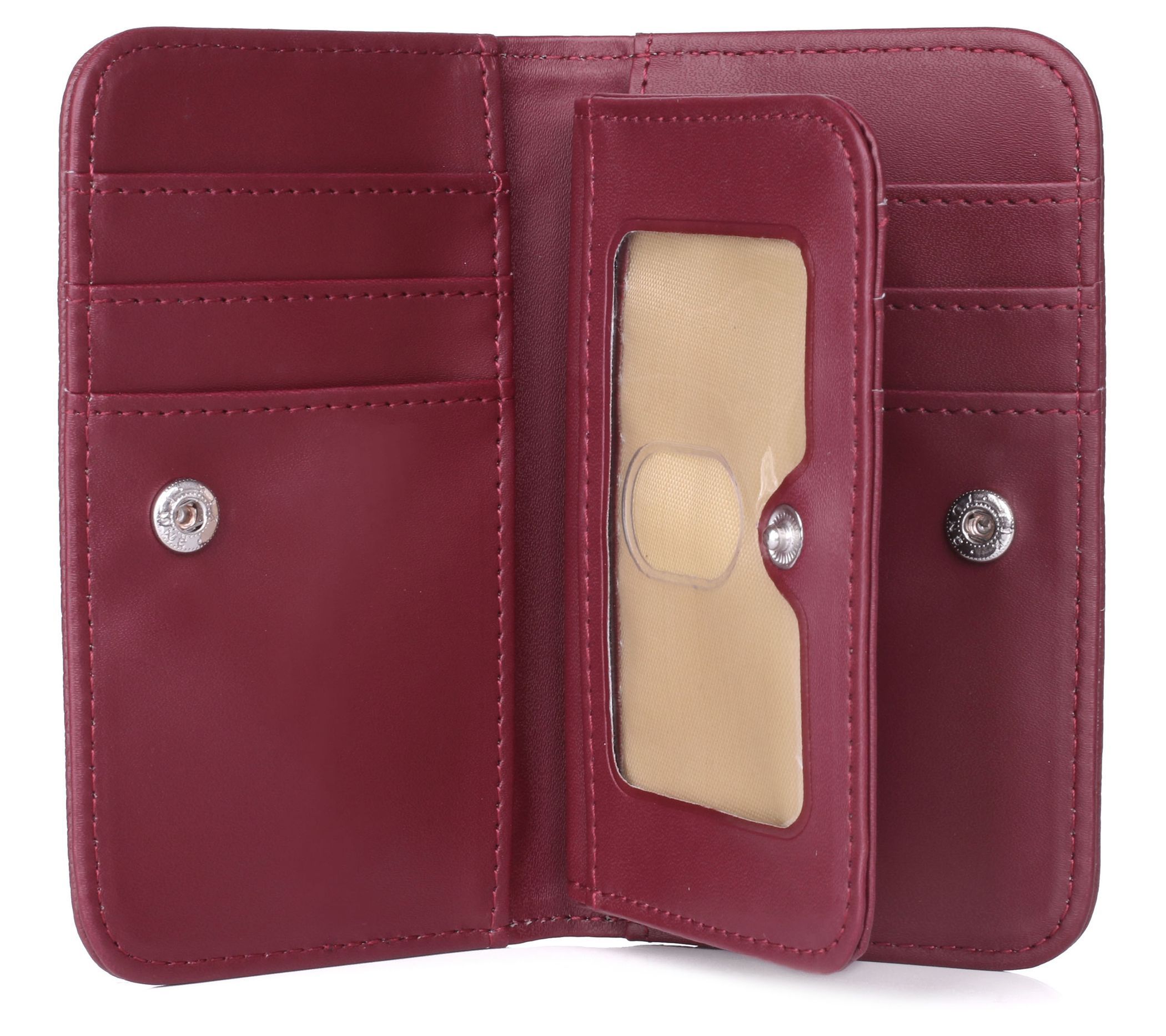 Julia Buxton Hudson Pik-Me-Up Snap Card Case