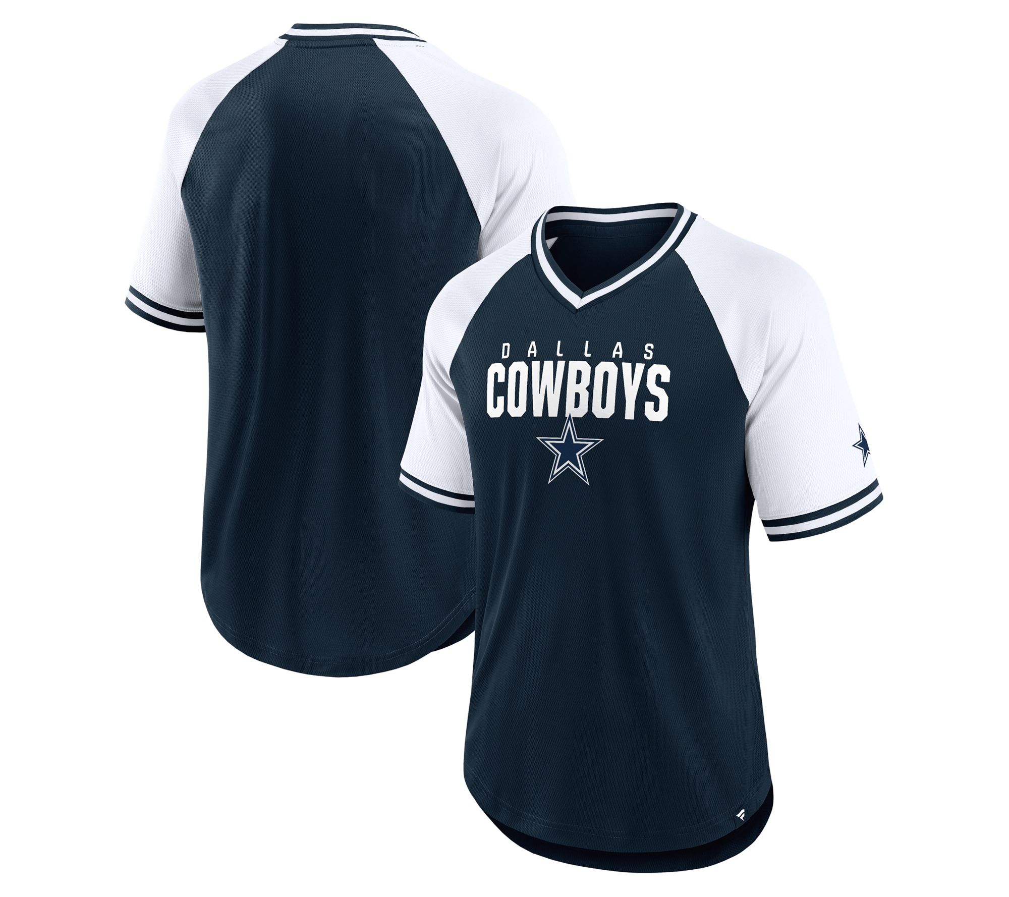 NFL Dallas Men's Short Sleeve Baseball TeeJersey Top, Size Small, Cowboys