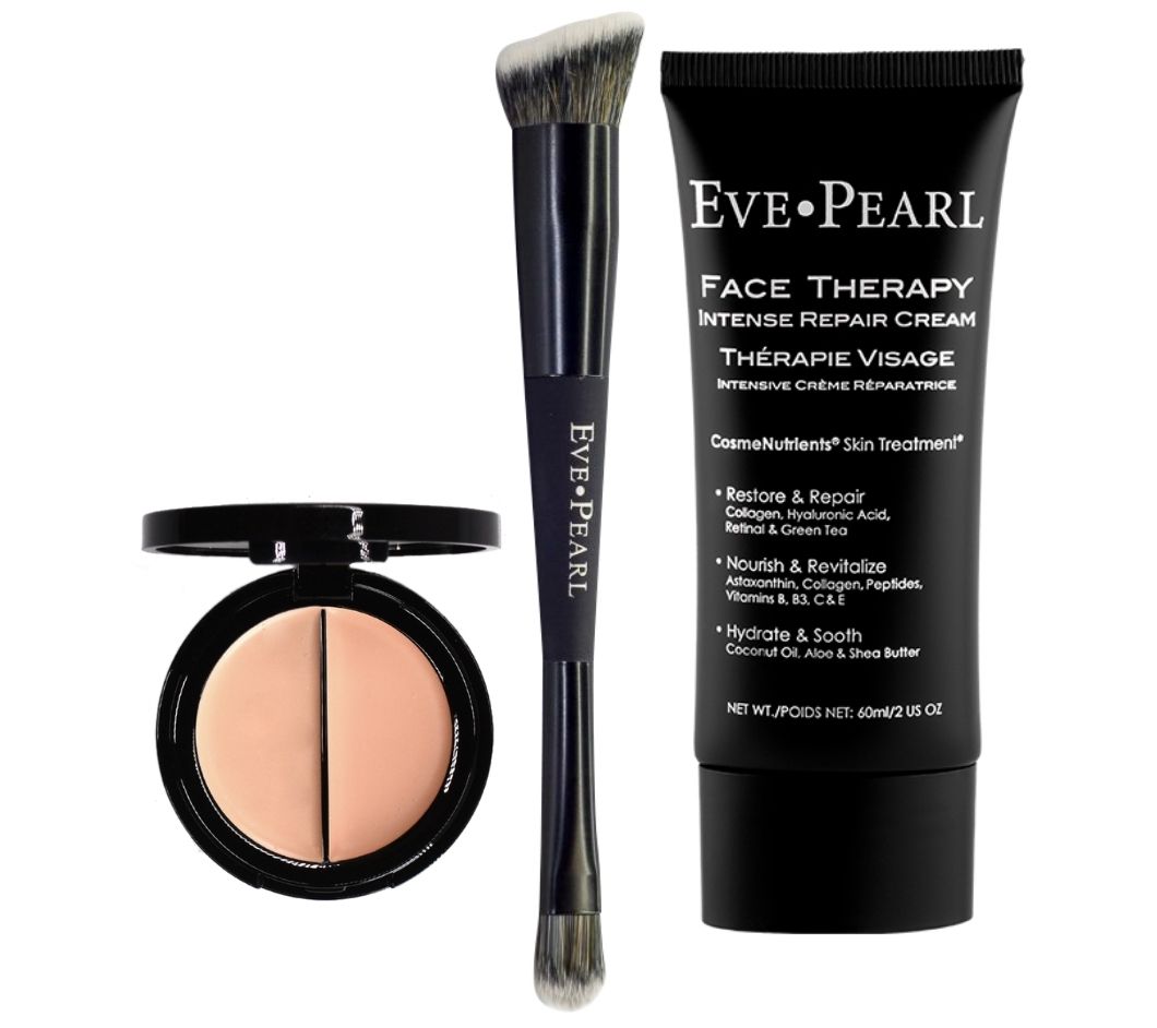 EVE PEARL Face Therapy, Dual Salmon Concealer & Brush