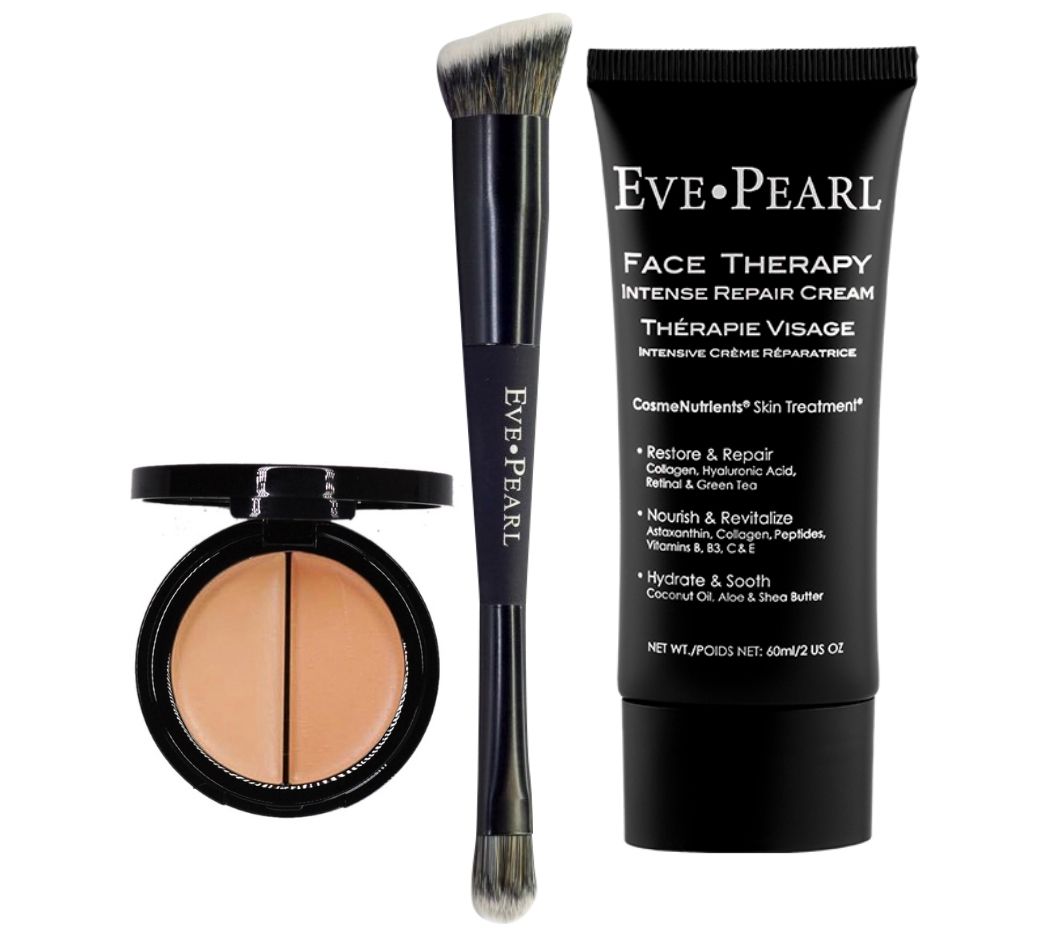 EVE PEARL Face Therapy, Dual Salmon Concealer & Brush
