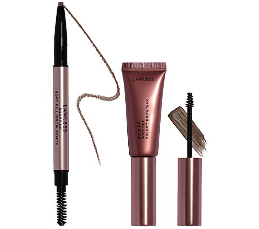 Lawless Beauty The One & Done Soft Fill Brow Pencil & Creamy Brow Wax