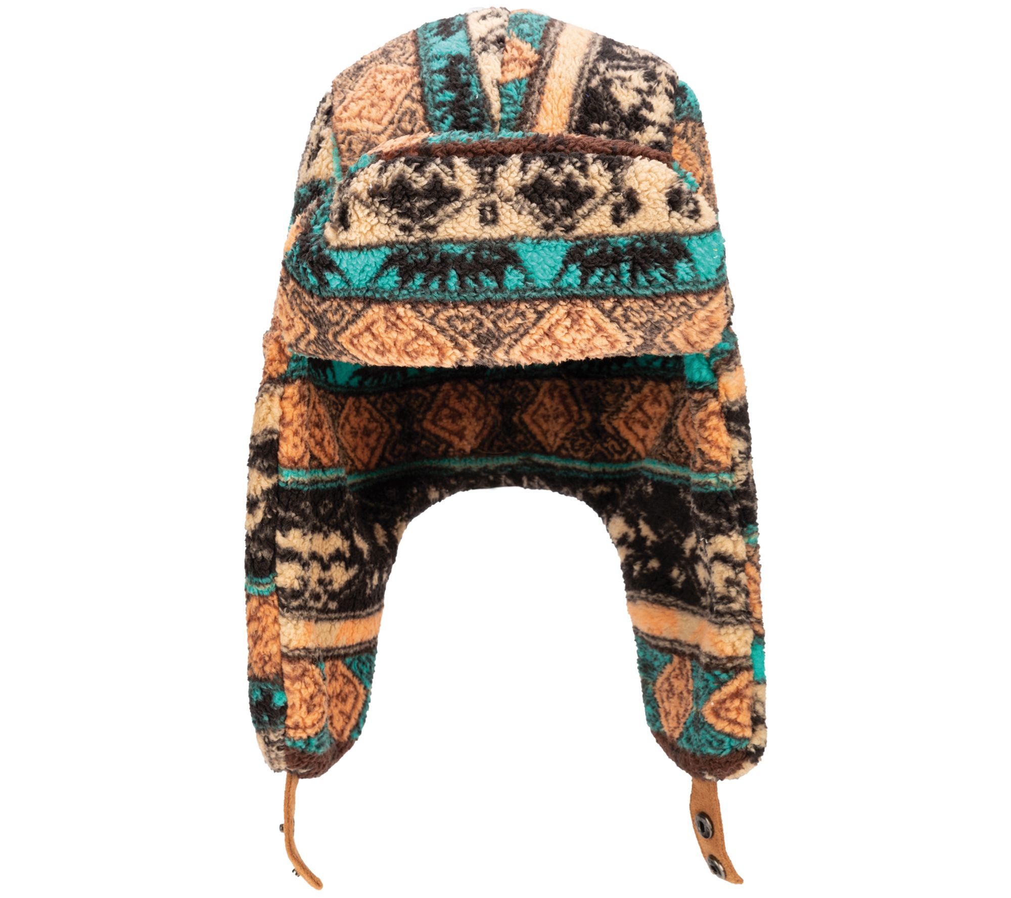San Diego Hat Co. Printed Fleece Trapper Hat