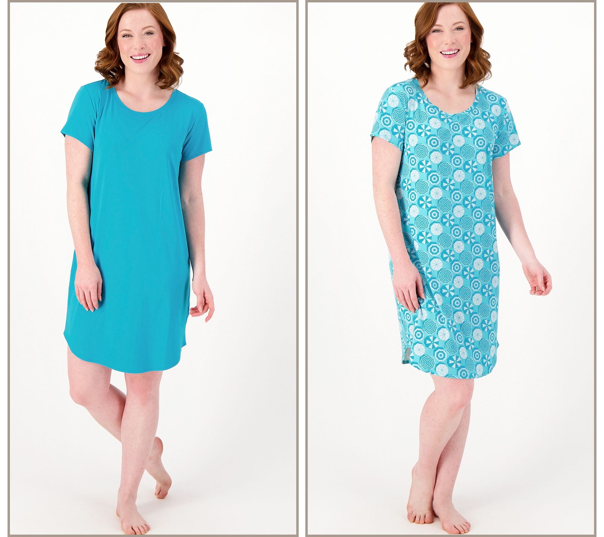AnyBody Set of 2 Lush Jersey Dresses - QVC.com