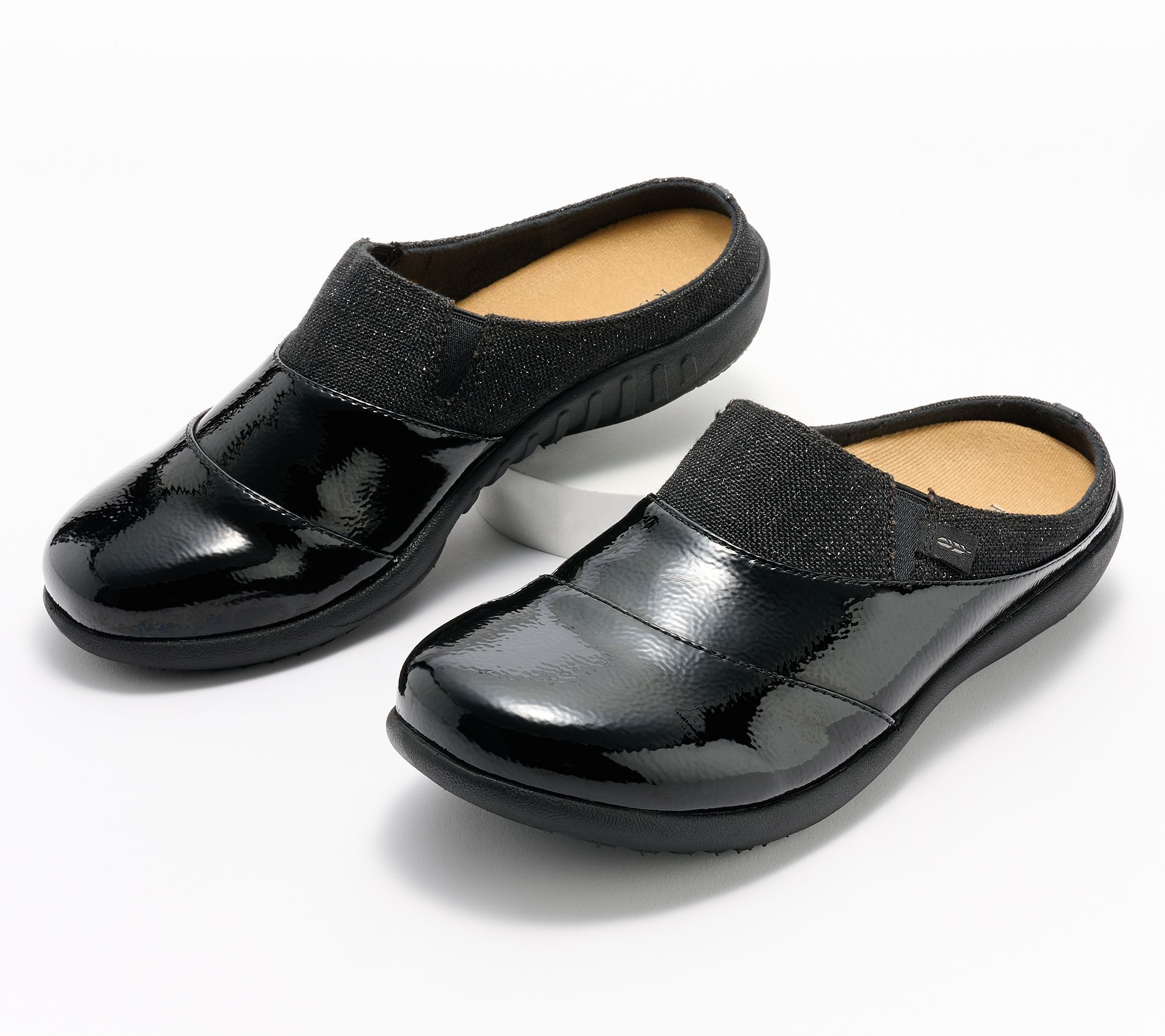 Revitalign Orthotic Patent Mules - Siesta Nuevo Mandy