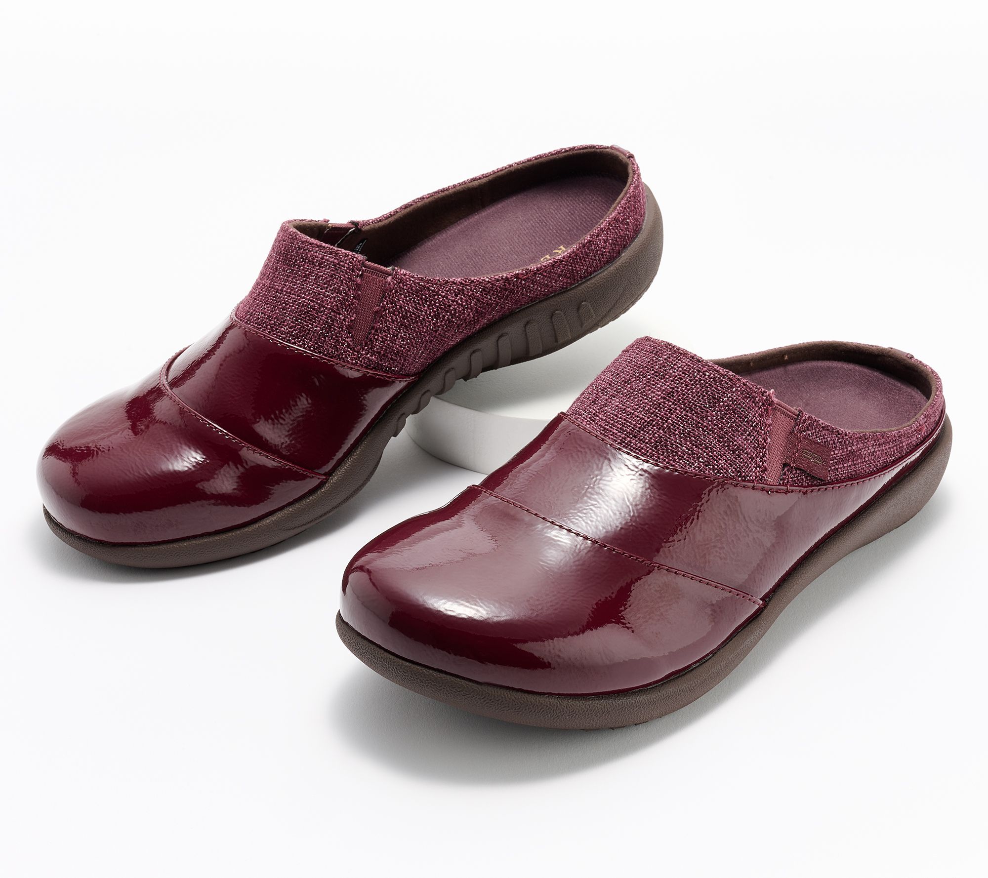 Revitalign Orthotic Patent Mules - Siesta Nuevo Mandy