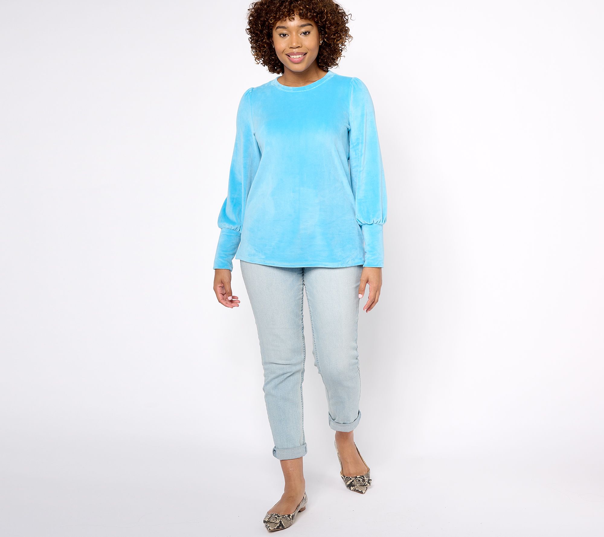 andmary Ruth velour tops定価8,800円 2c3fe310da794113b54faa6ebfe1e5