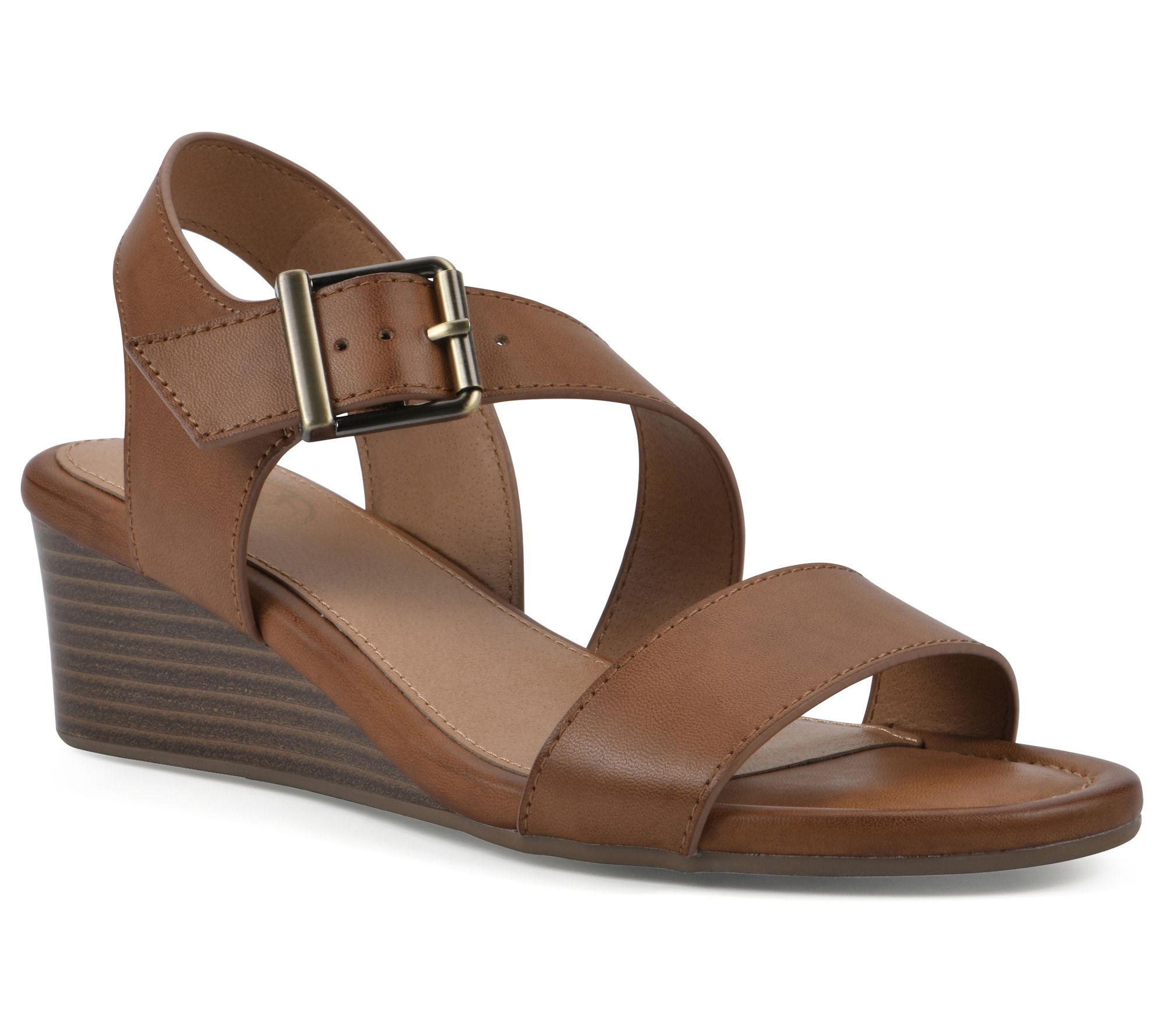 White mountain all wedge fashion sandals