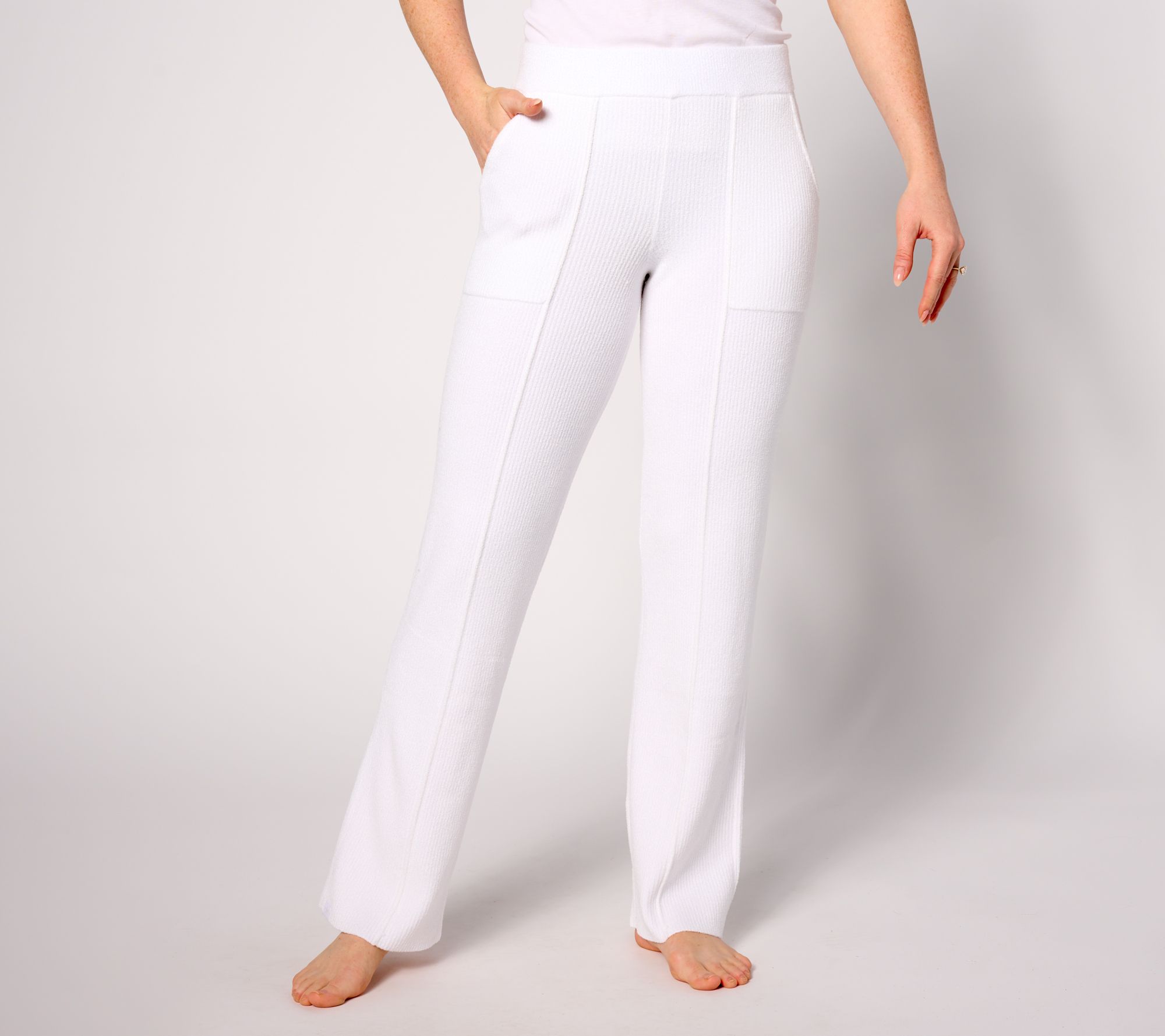 "As Is" Barefoot Dreams Tall CozyChic Ultra Lite Ribbed Pants