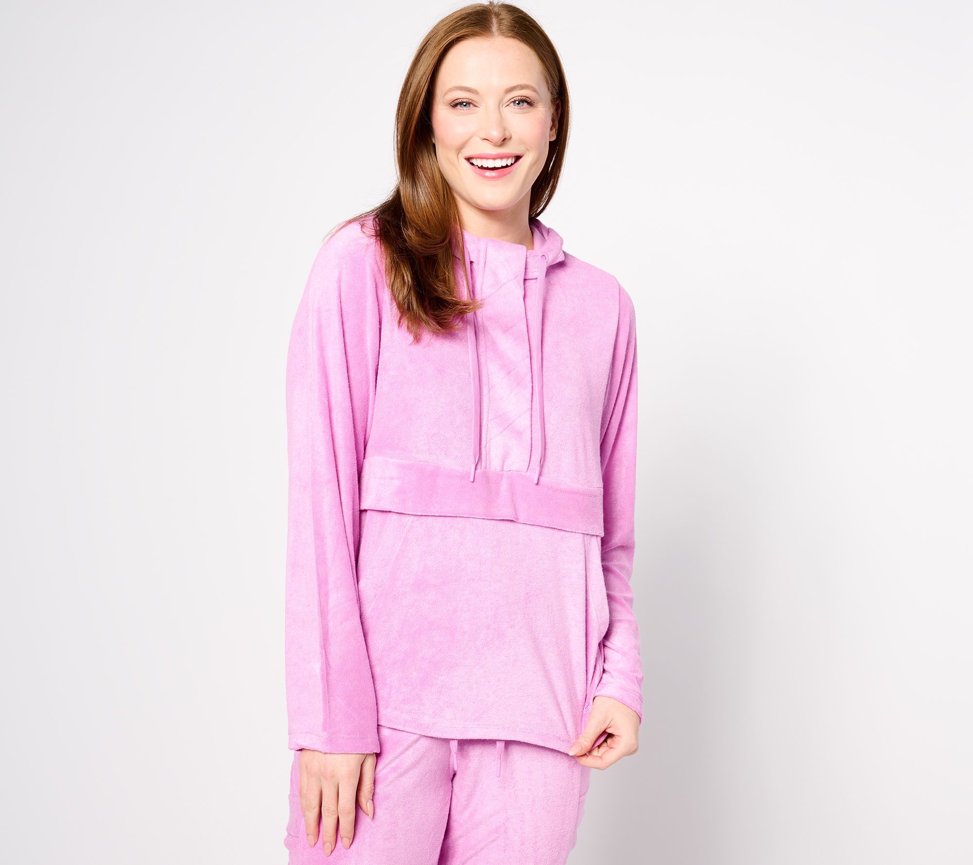 "As Is" Cuddl Duds Baby Loop Terry Anorak Hoodie