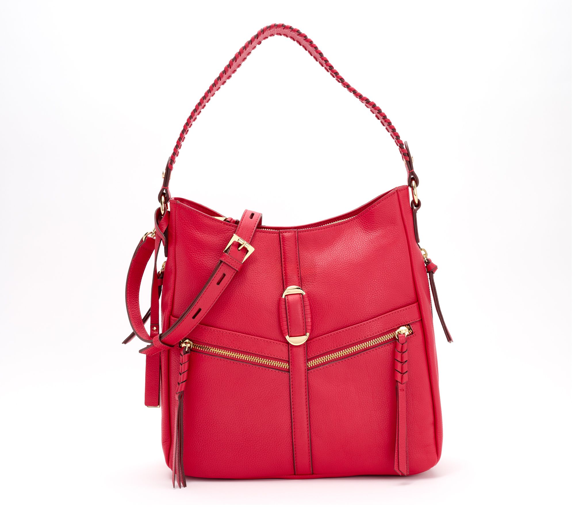 LODIS Texas Leather Convertible Priscilla Tote
