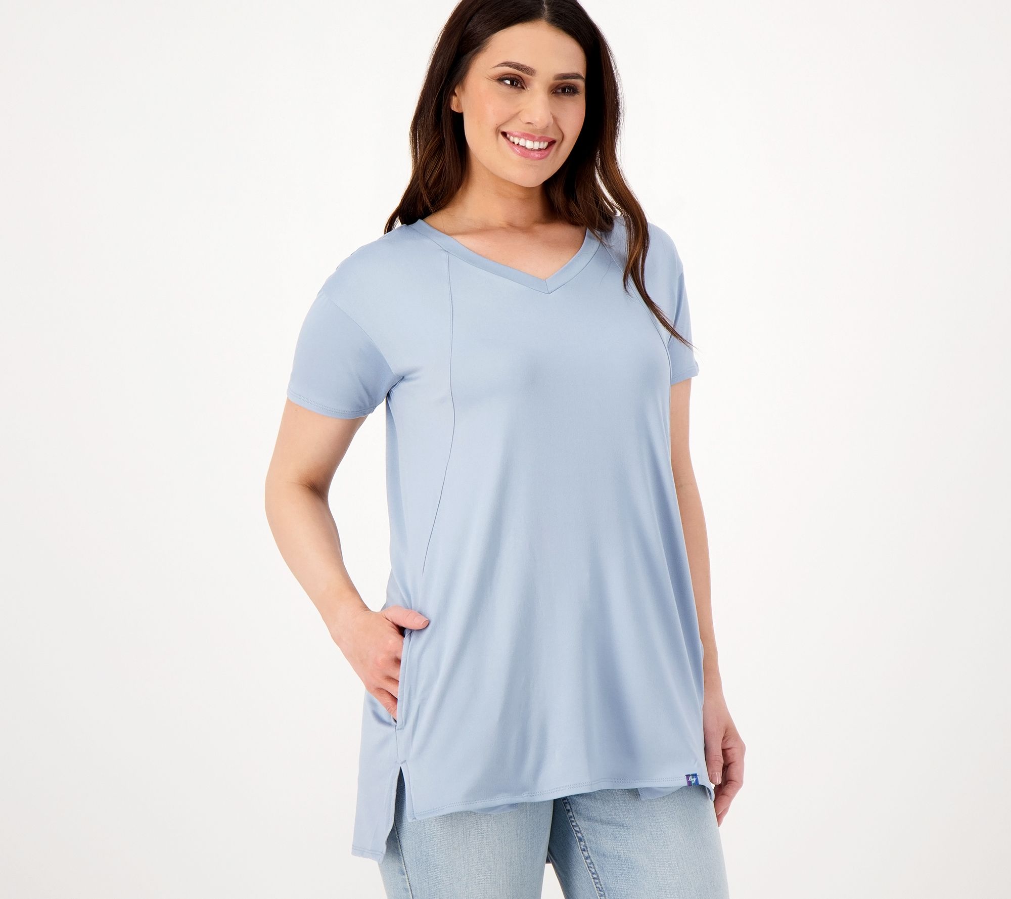 Lug Lounge Hi-Low Tunic Top - Hopper
