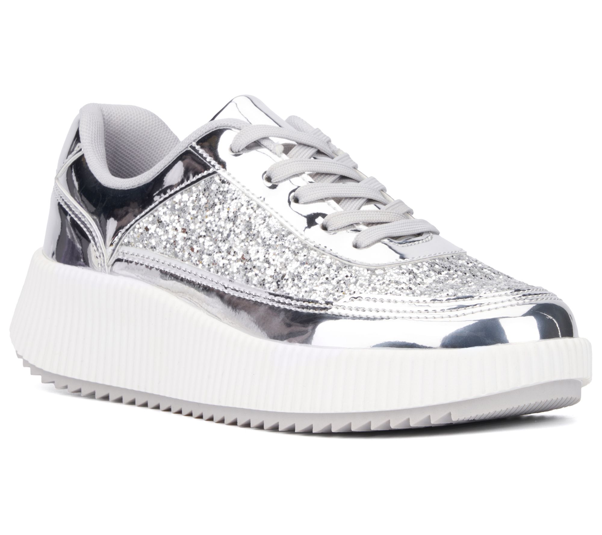 New York & Company Women's Tana Glitter FashionSneakers