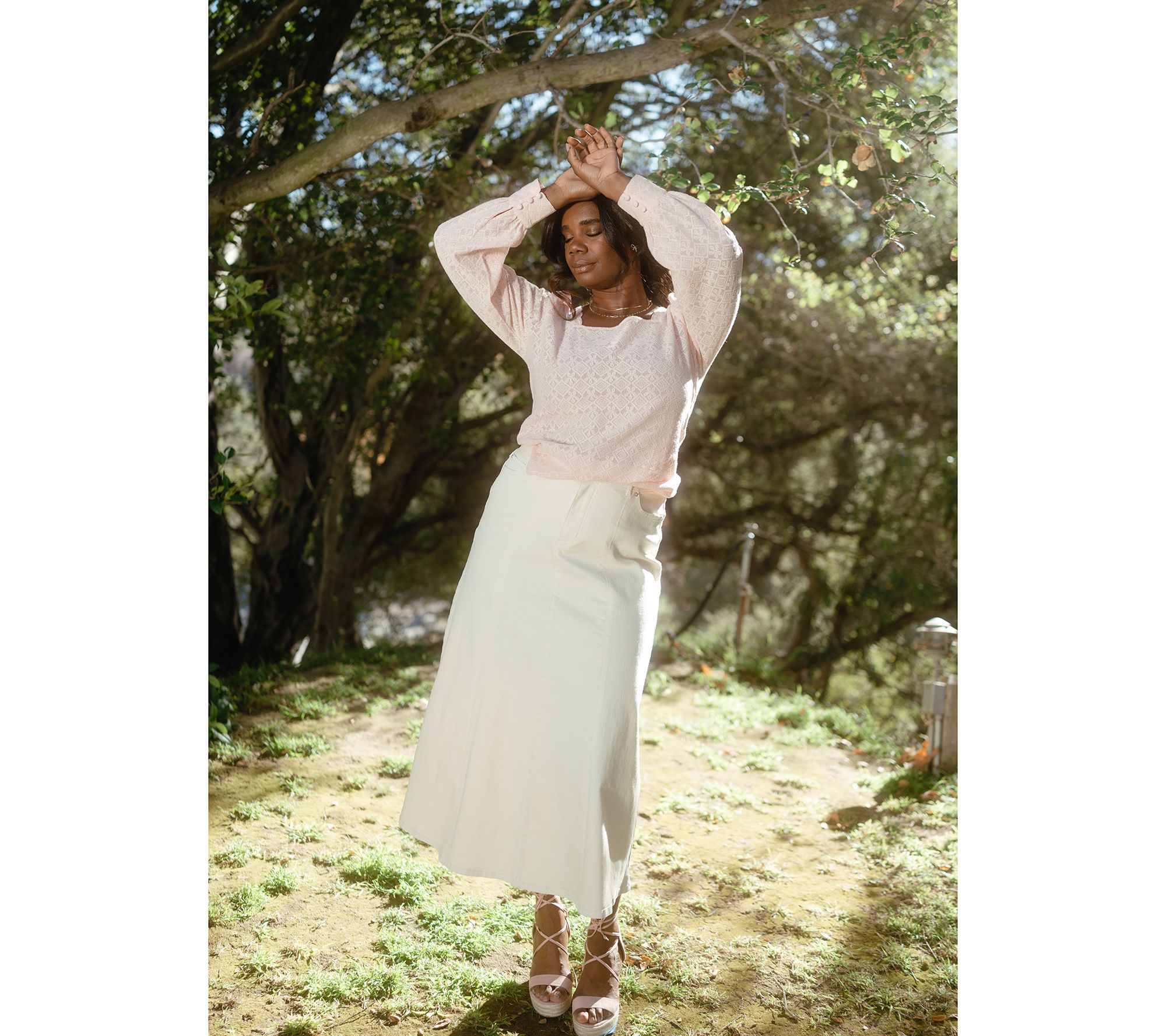 ◆ITZAVIBE◆ Windbreaker long skirt ICC22WSK11BK ICC22WSK11BK] WINDBREAKER LONG SKIRT - ITZAVIBE | 60
