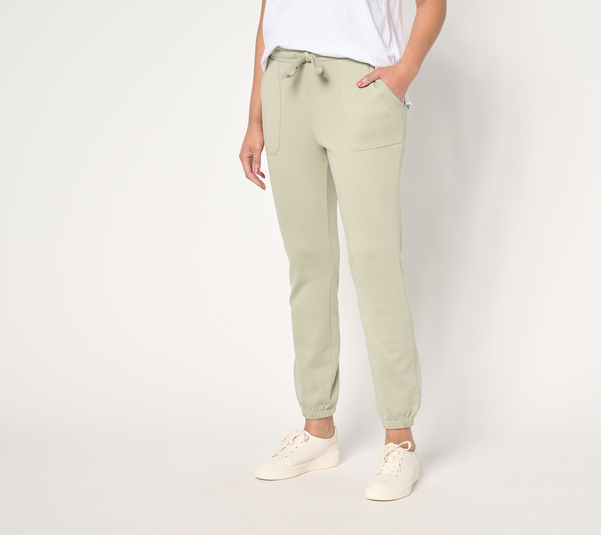 Martha Stewart Signature Regular Knit Pull-On Slim Leg Ankle Pants