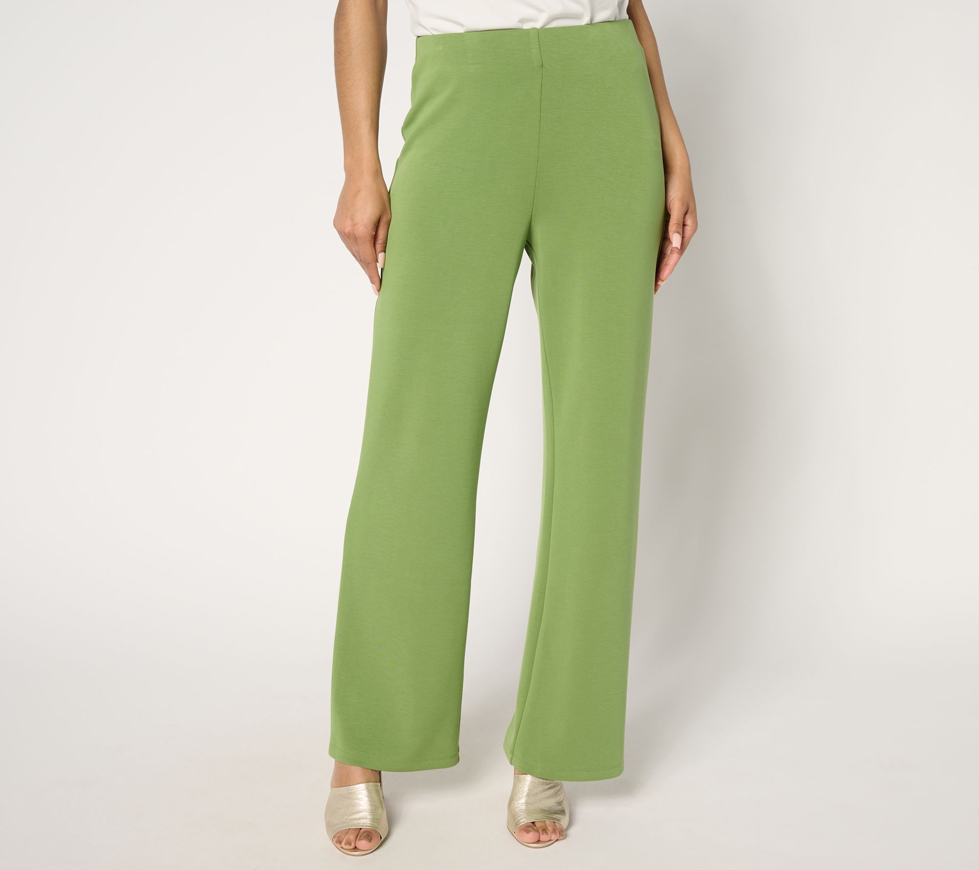 BEAUTIFUL by Lawrence Zarian Petite Pull-On Hollywood Waist Full Leg Pant