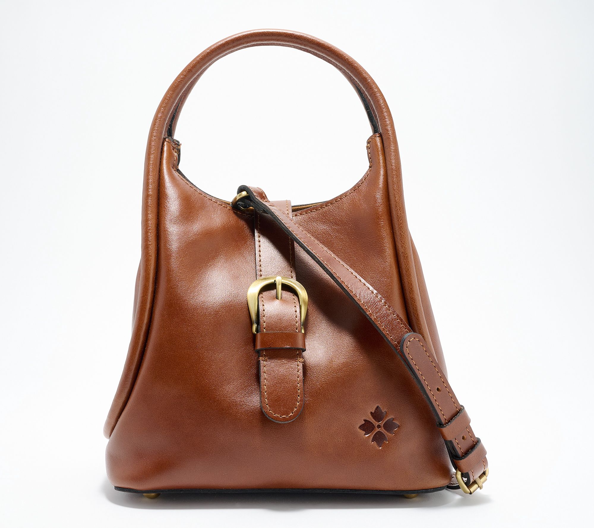 Patricia Nash Halina Leather Top Handle Crossbody