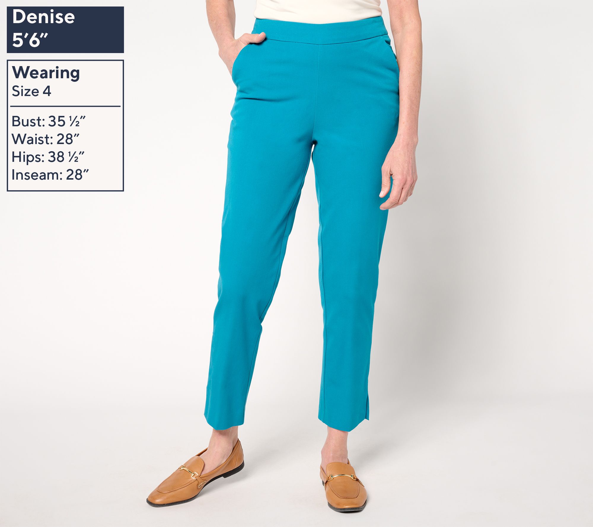 Isaac Mizrahi Live! 24/7 Stretch Icon Ankle Pants - QVC.com