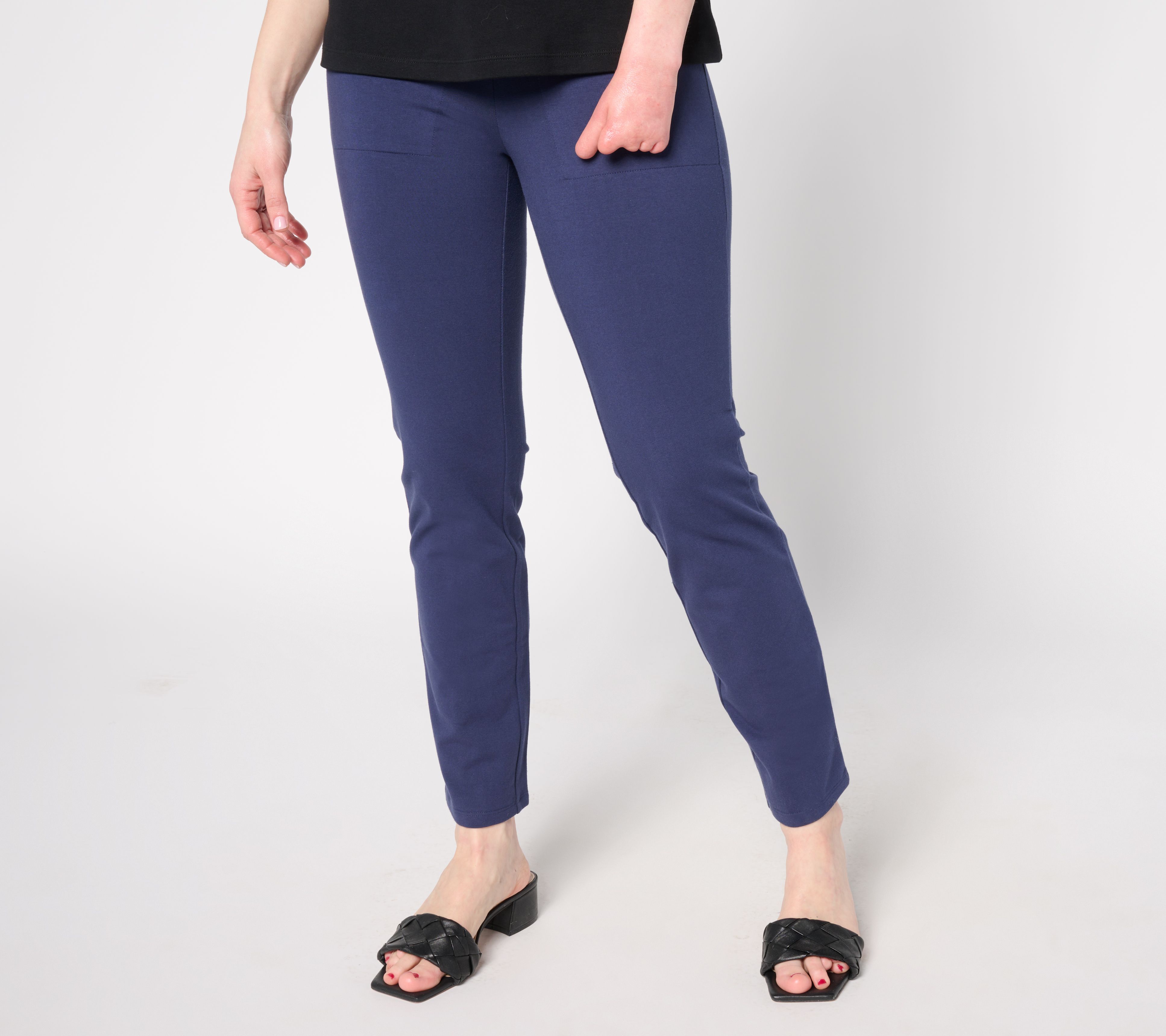 Women with Control Petite Tummy Control 86/14 Ankle Pants