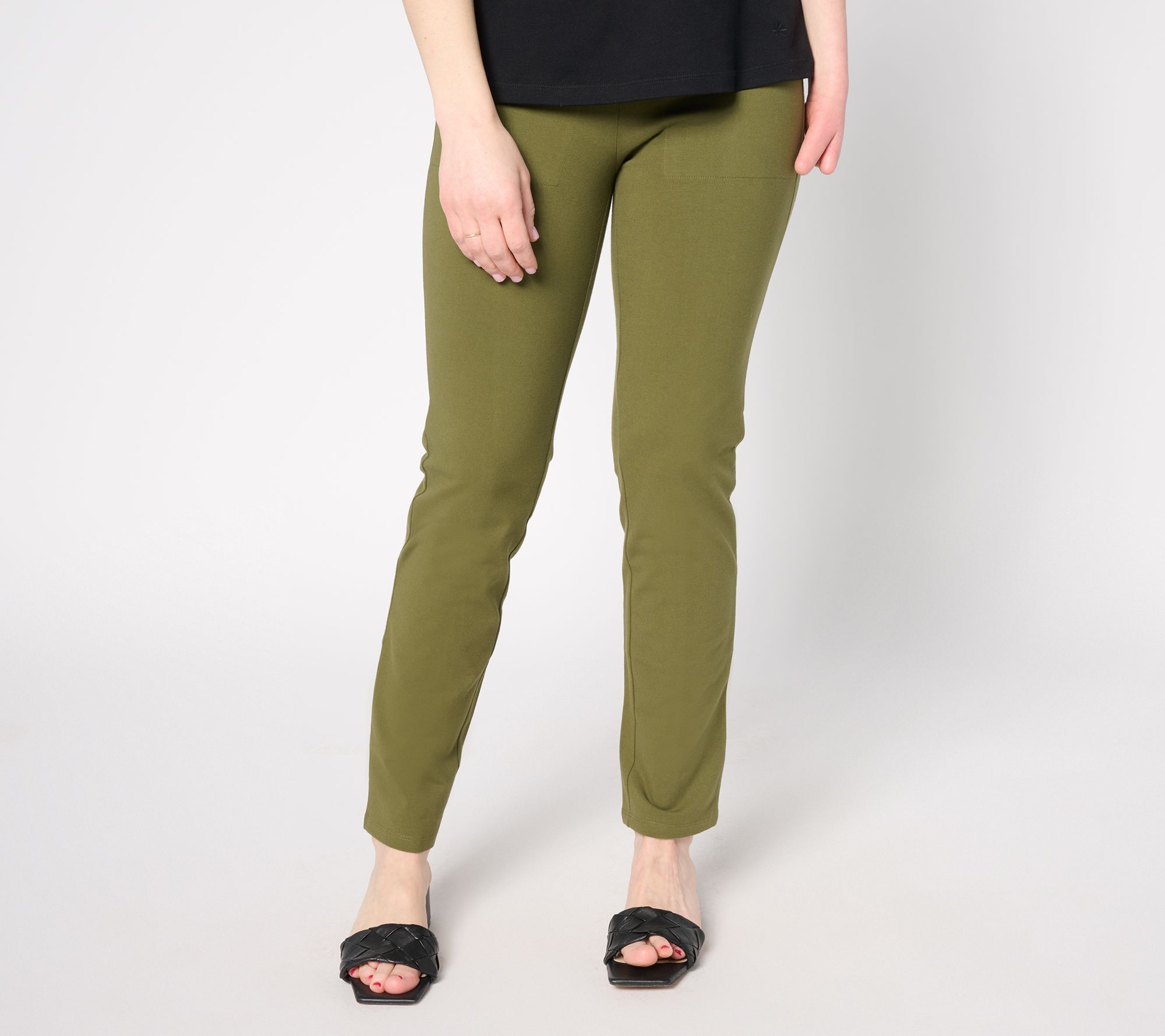 Women with Control Petite Tummy Control 86/14 Ankle Pants