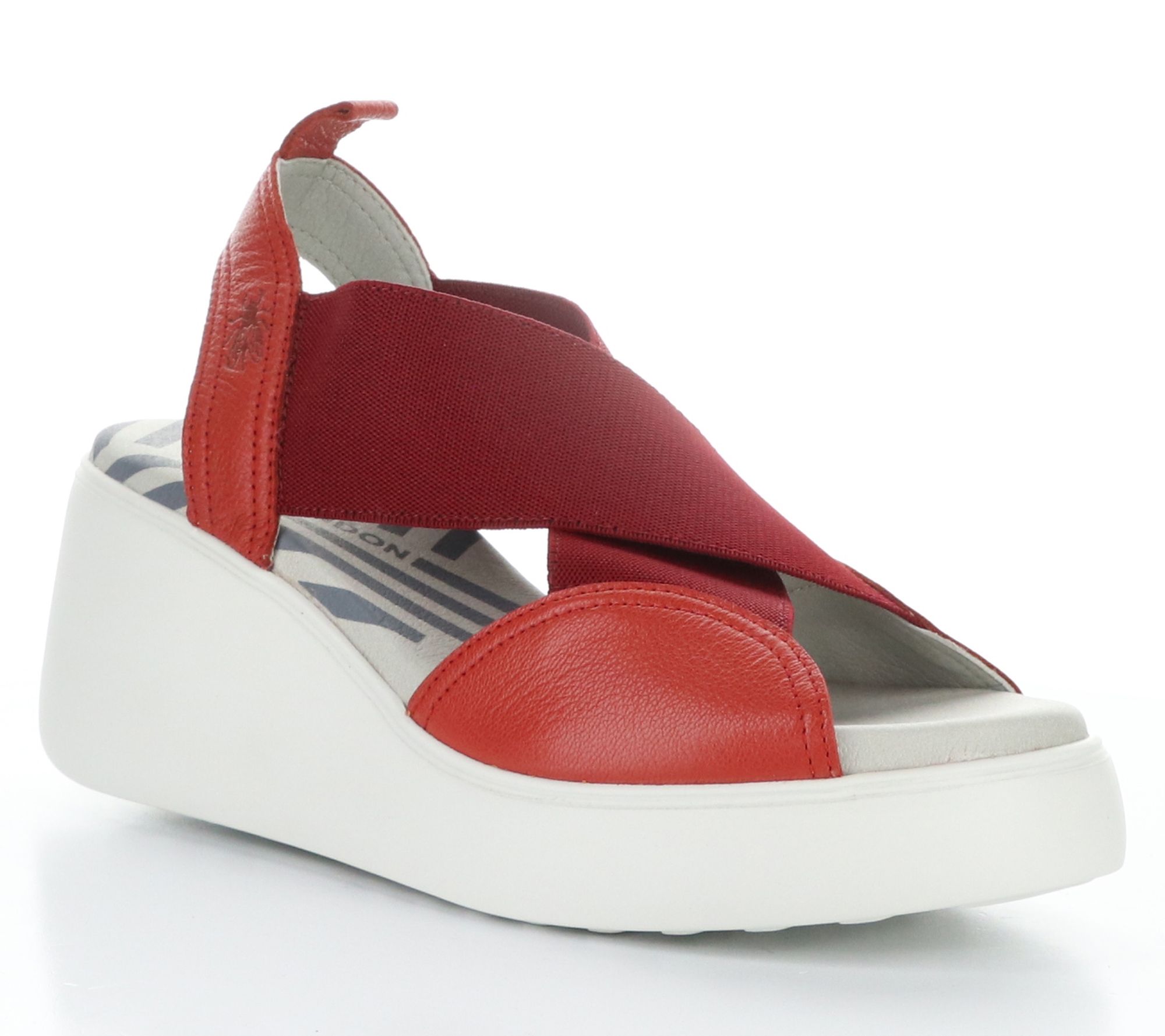 Fly London Mousse/Elastic Pull-On Sandal - Daif
