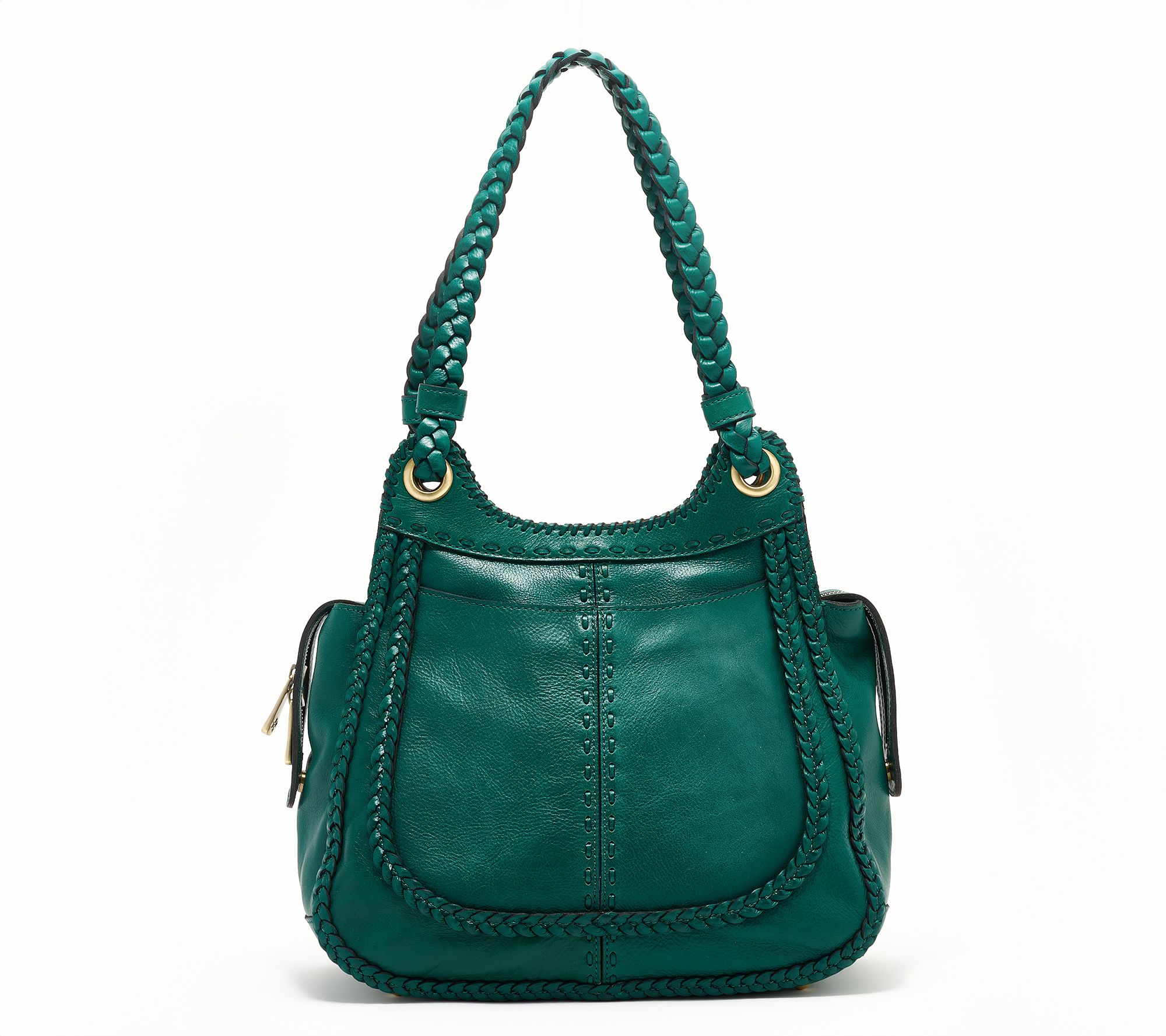 Patricia Nash Adria Leather Discovery Satchel