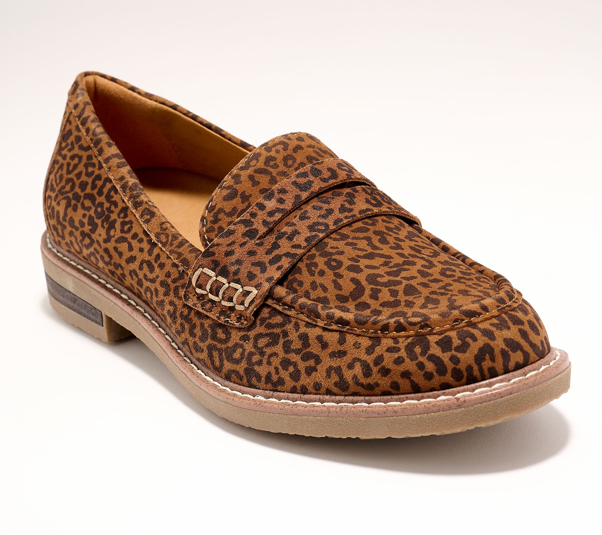 Earth Leather Slip-On Loafers - Javas