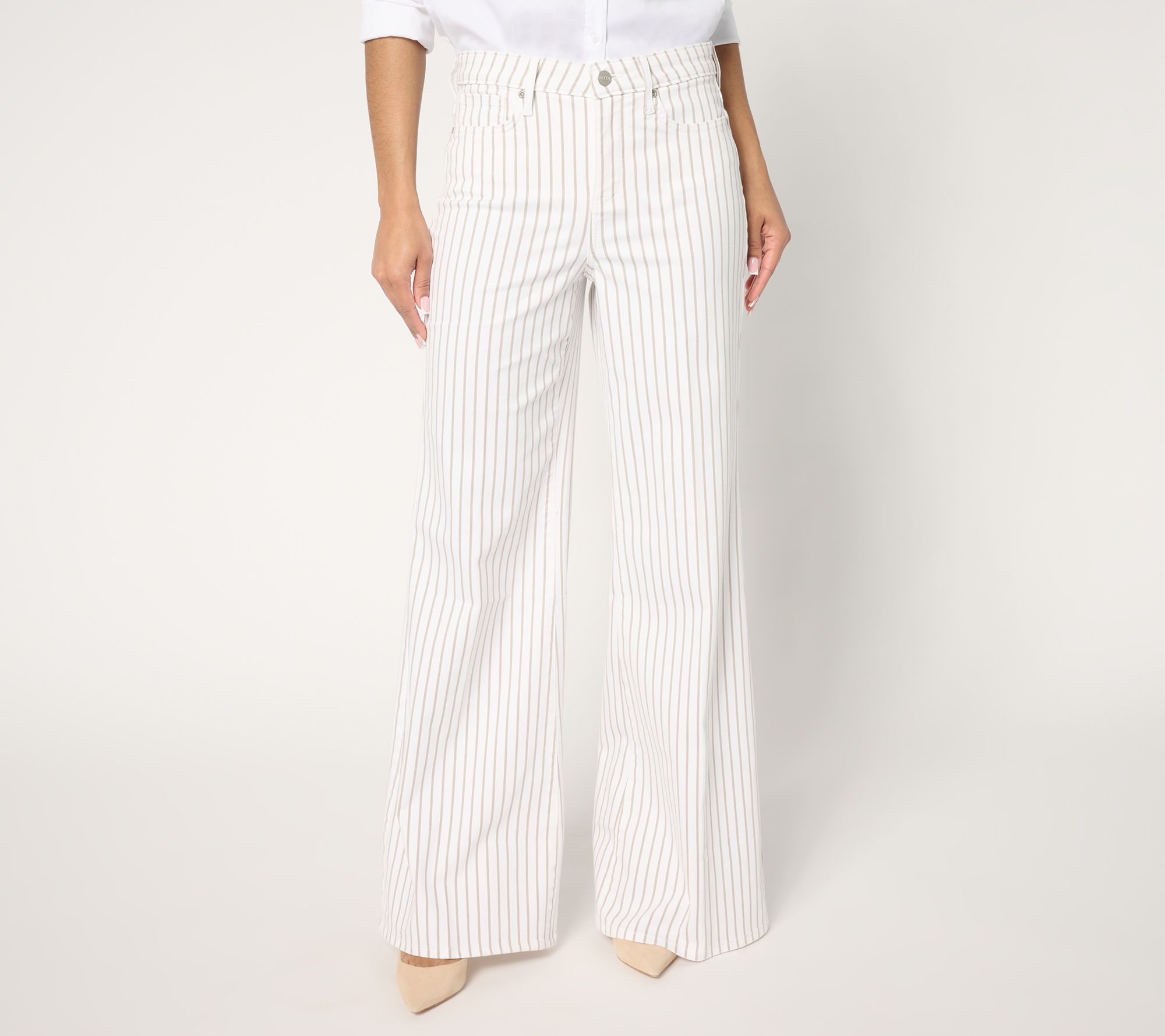 "As Is" NYDJ Mia Palazzo Full Length Jeans