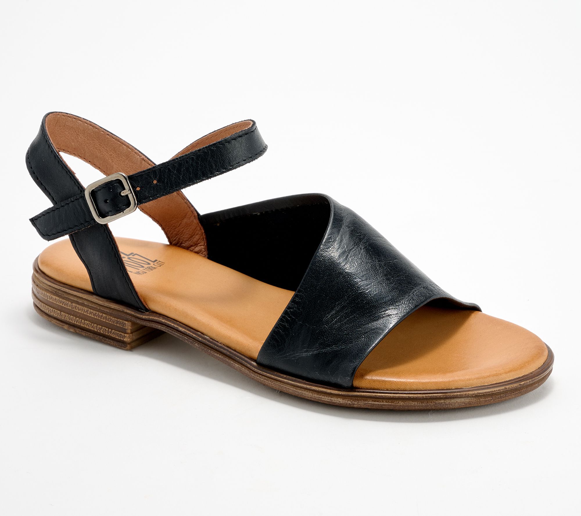 "As Is" Miz Mooz Leather Ankle Strap Sandals - Delphina