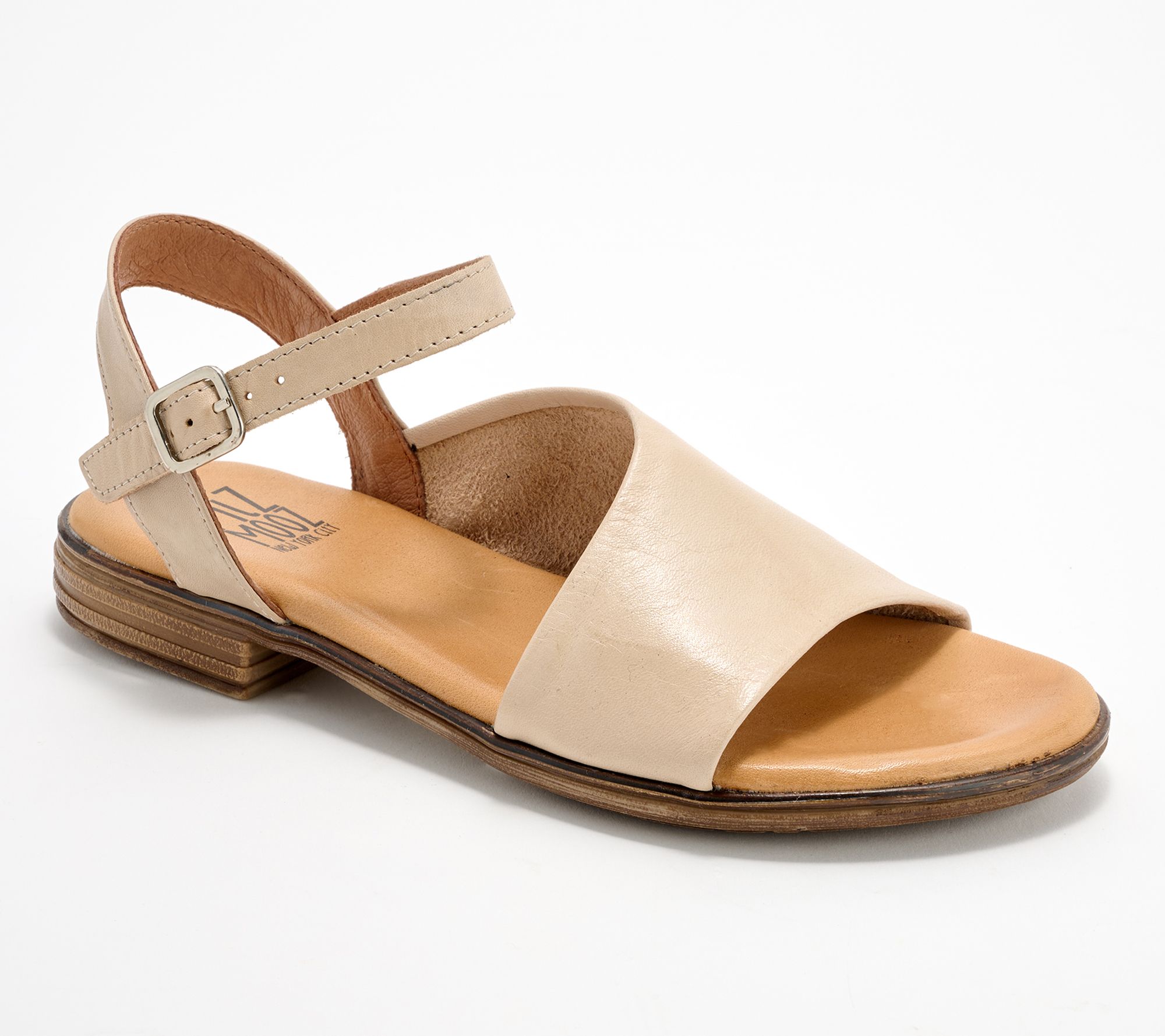 "As Is" Miz Mooz Leather Ankle Strap Sandals - Delphina