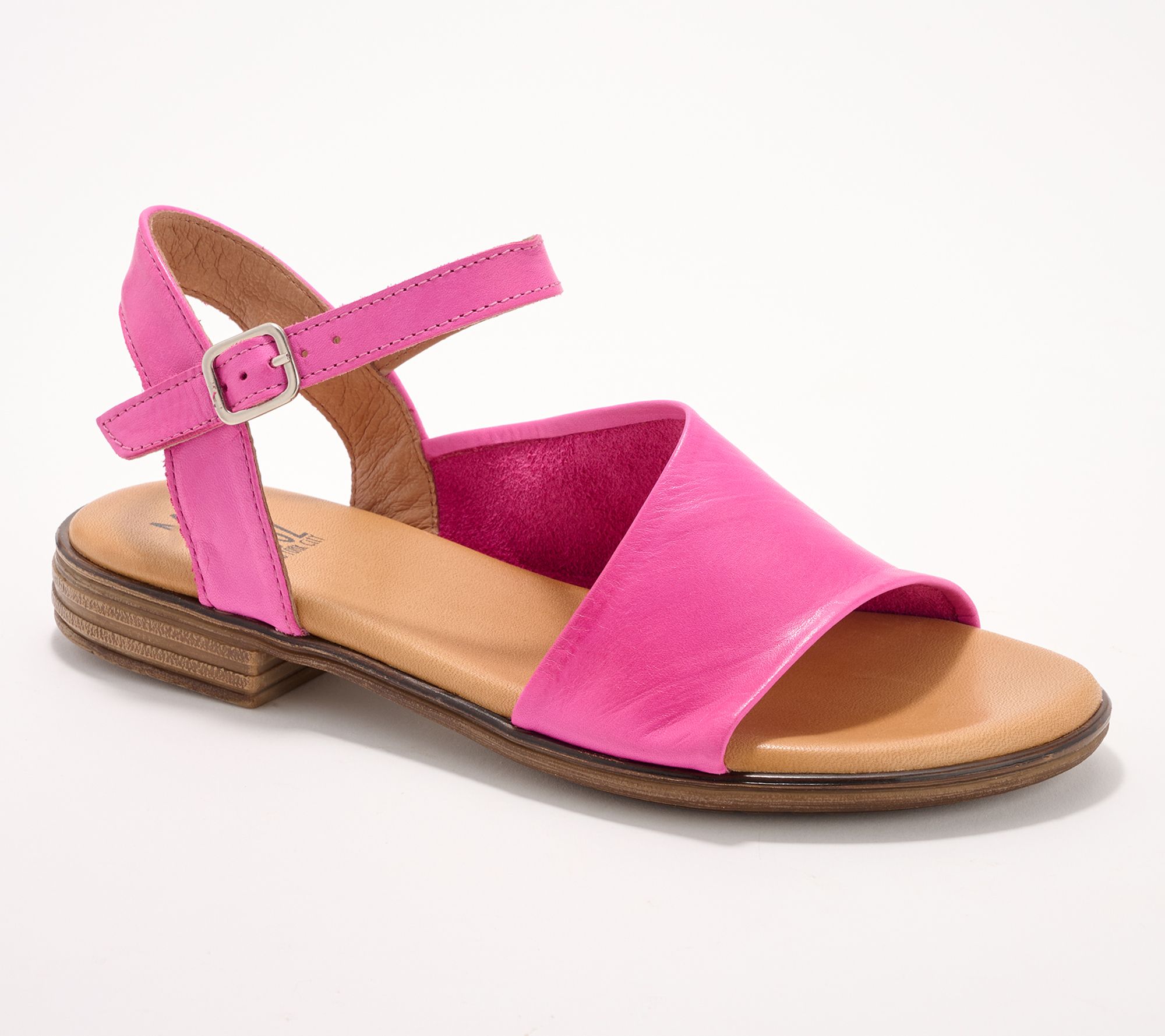 "As Is" Miz Mooz Leather Ankle Strap Sandals - Delphina