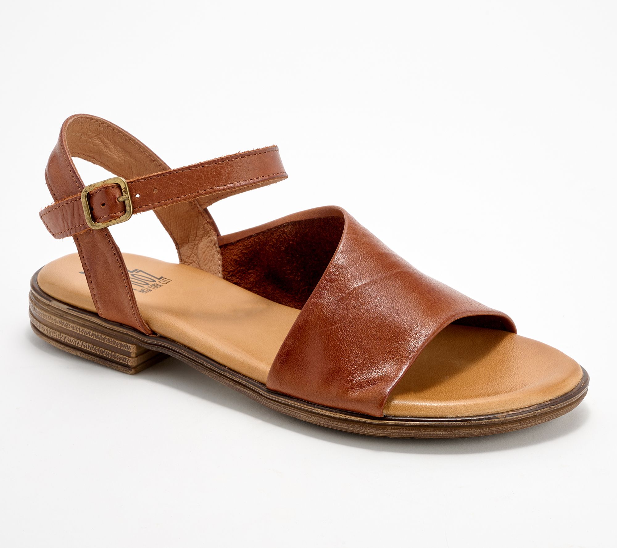 "As Is" Miz Mooz Leather Ankle Strap Sandals - Delphina