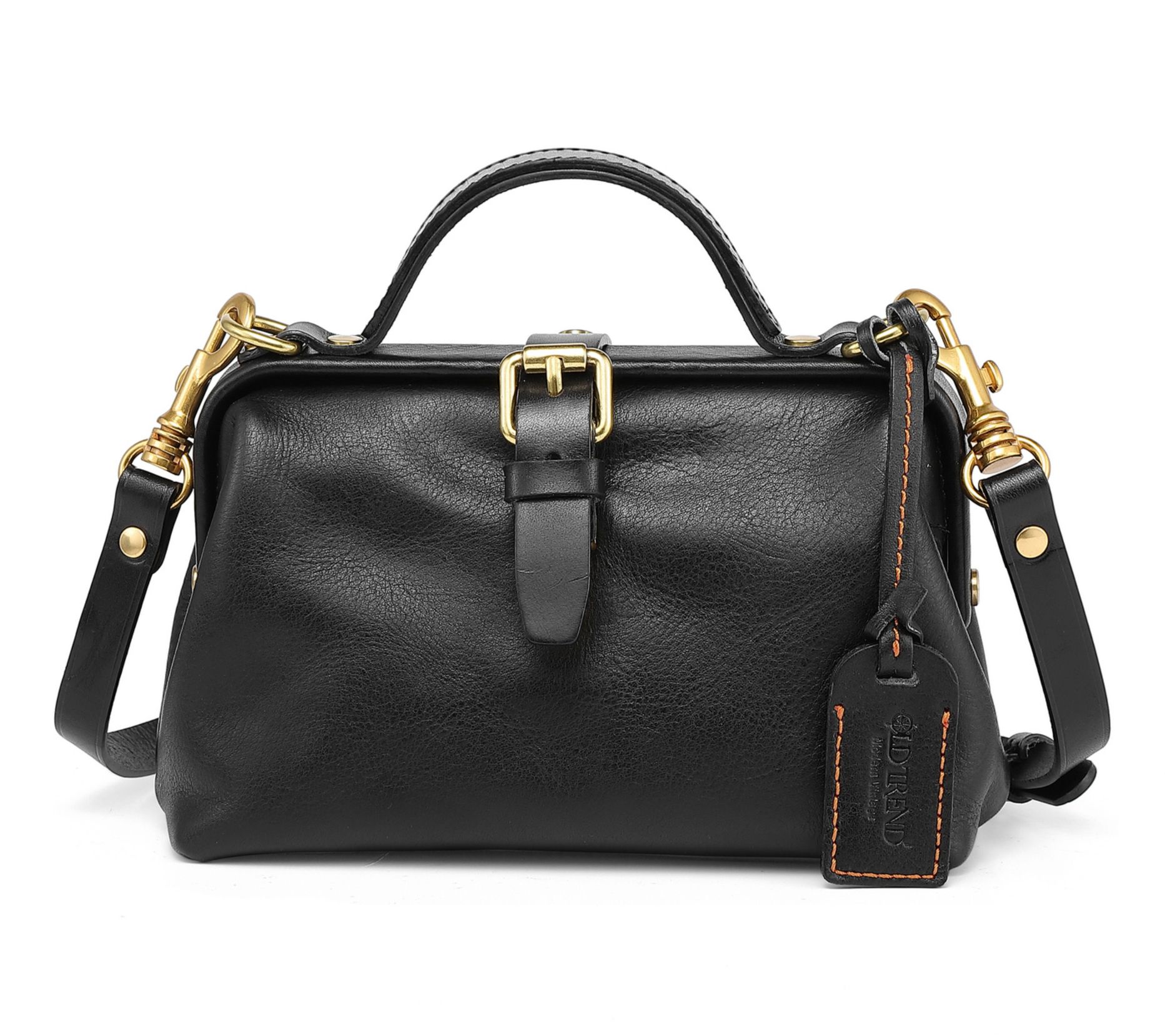 Old Trend Leather Mini Doctor Top Handle Crossbody