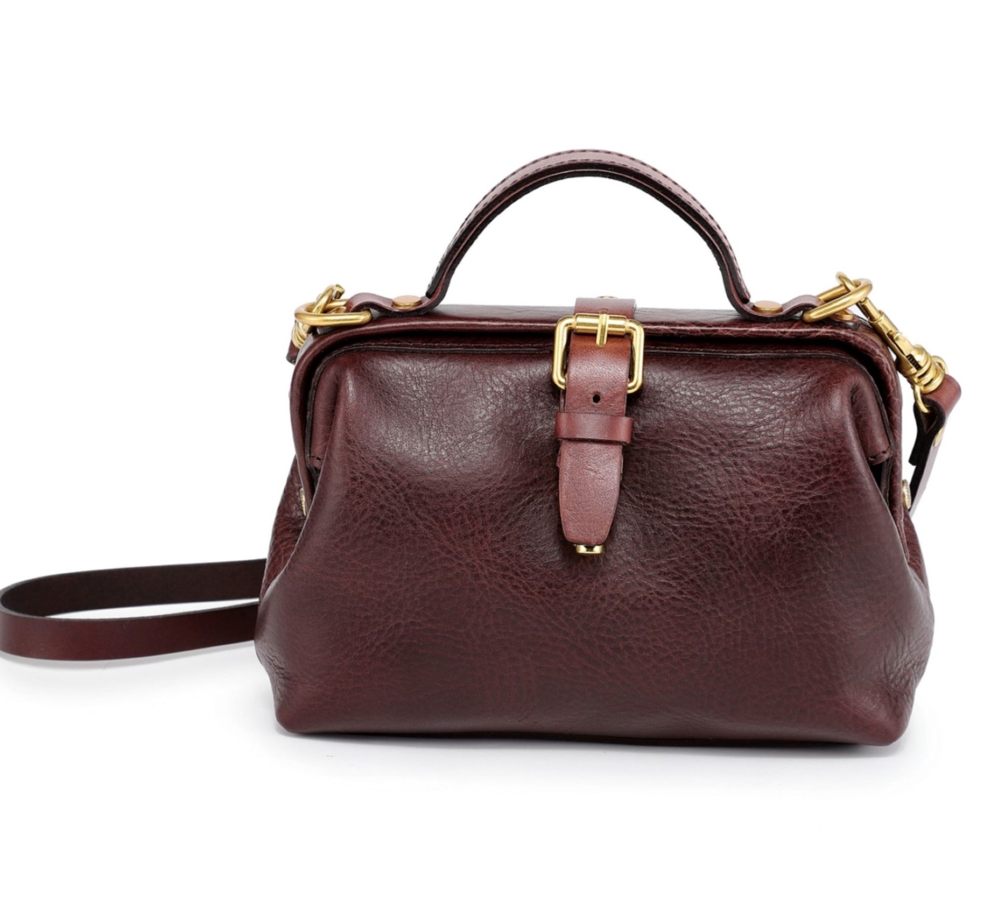 Old Trend Leather Mini Doctor Top Handle Crossbody