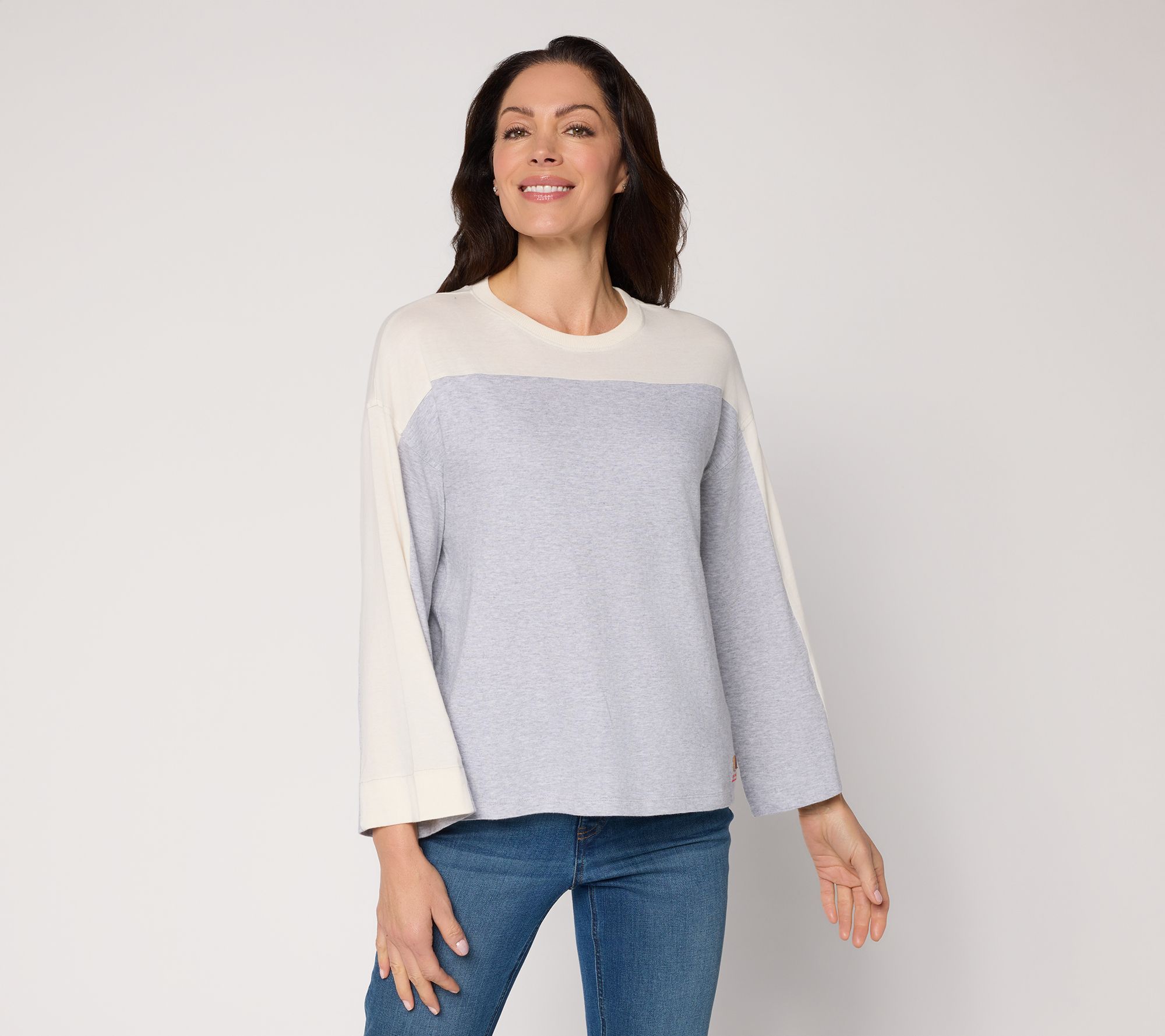 Peace Love World Cotton Long Sleeve Tee