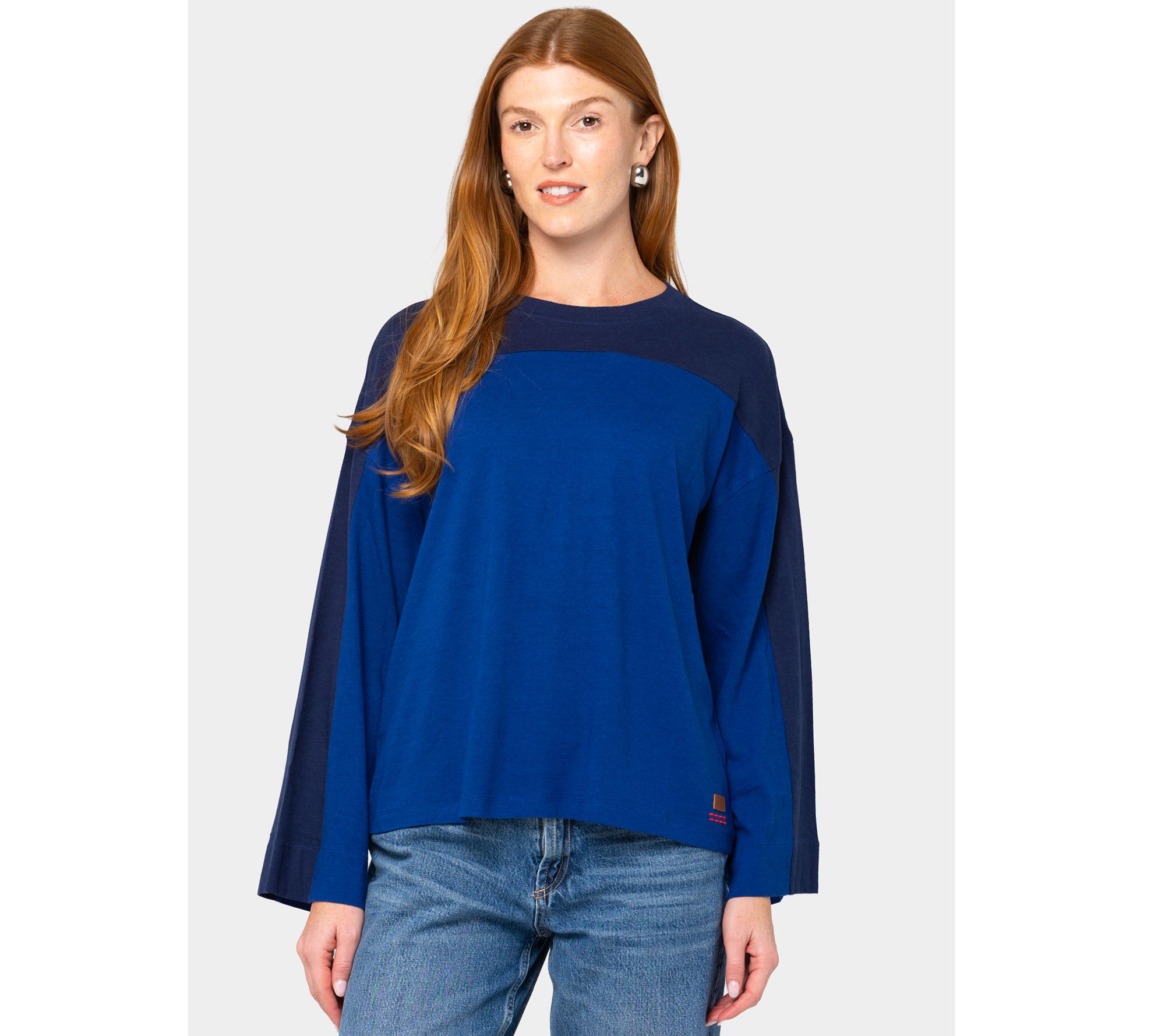 Peace Love World Cotton Long Sleeve Tee