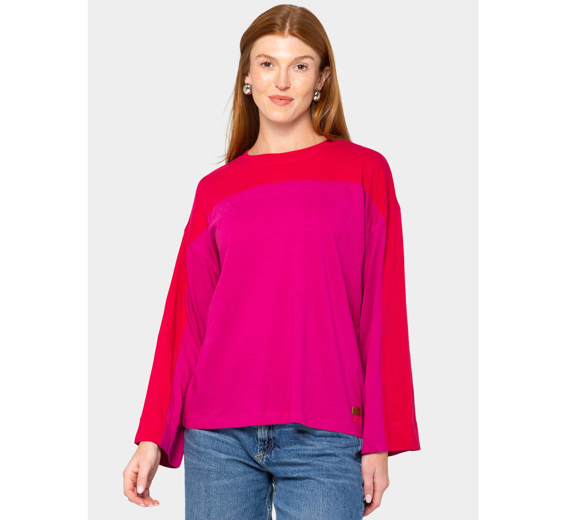 Peace Love World Cotton Long Sleeve Tee