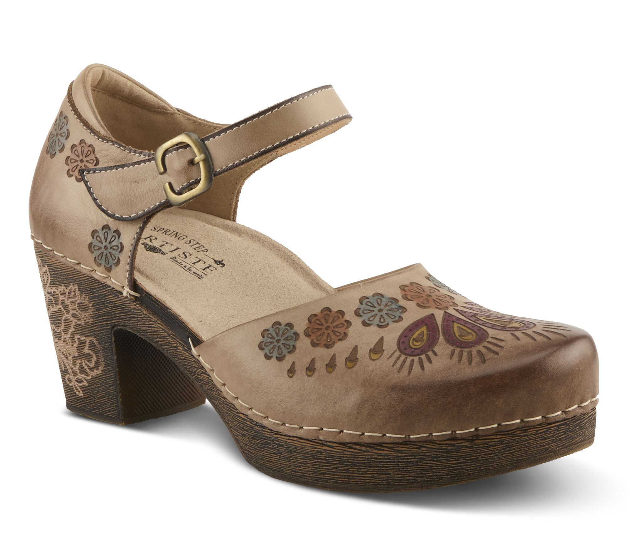 L'Artiste by Spring Step Leather Mary Jane Shoes - Bridgitte