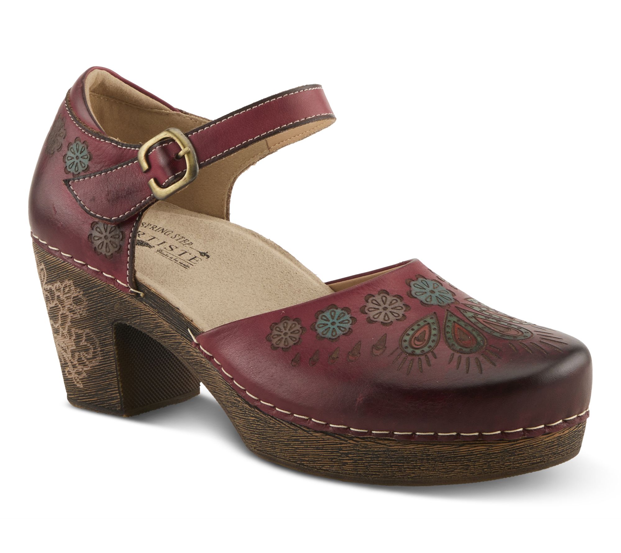 L'Artiste by Spring Step Leather Mary Jane Shoes - Bridgitte