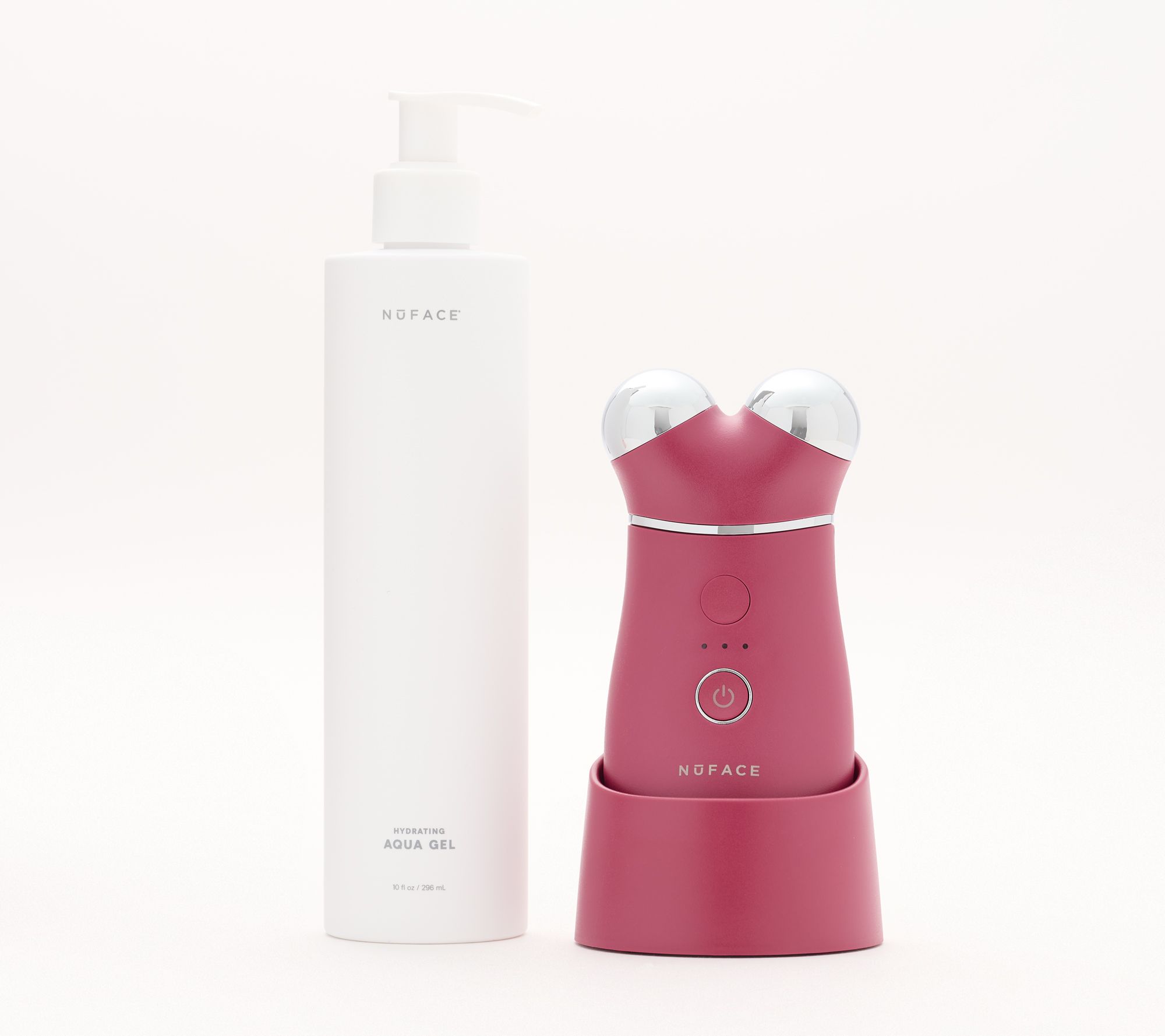 NuFace Trinity+ Facial Toning Device with Aqua Gel