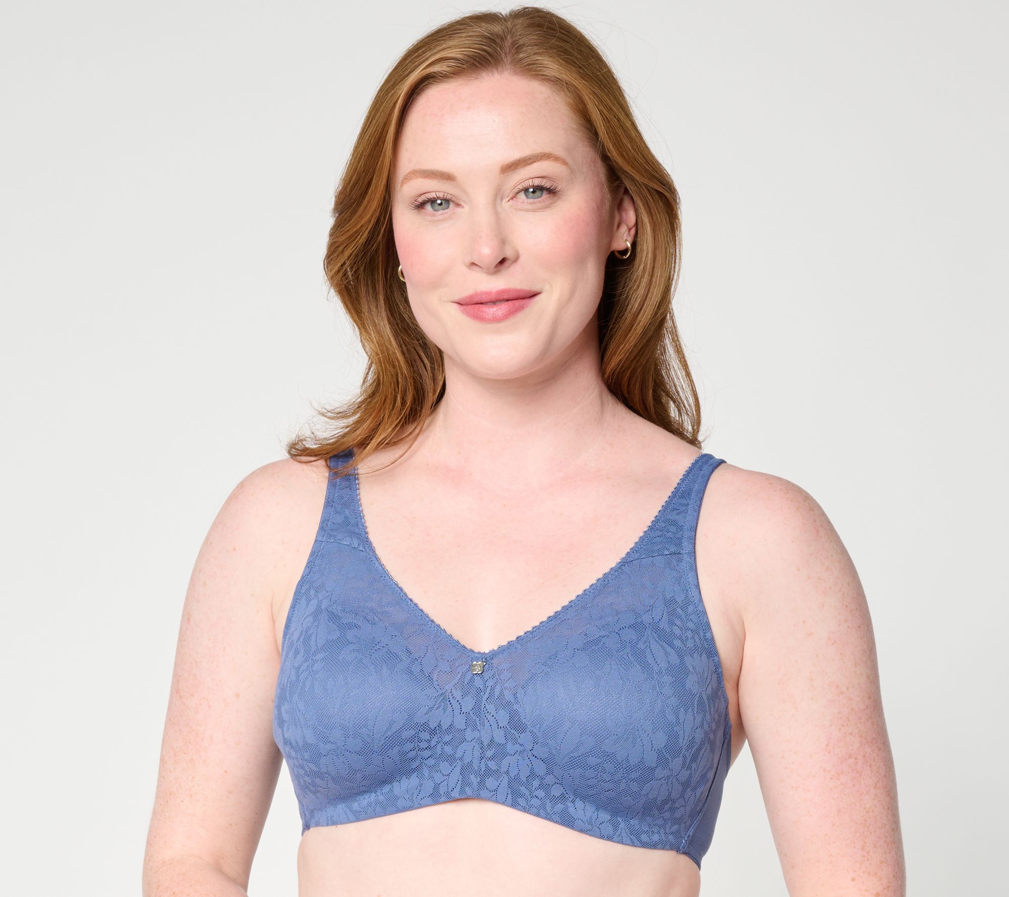 Breezies Whisper Lace Wirefree Contour Bra