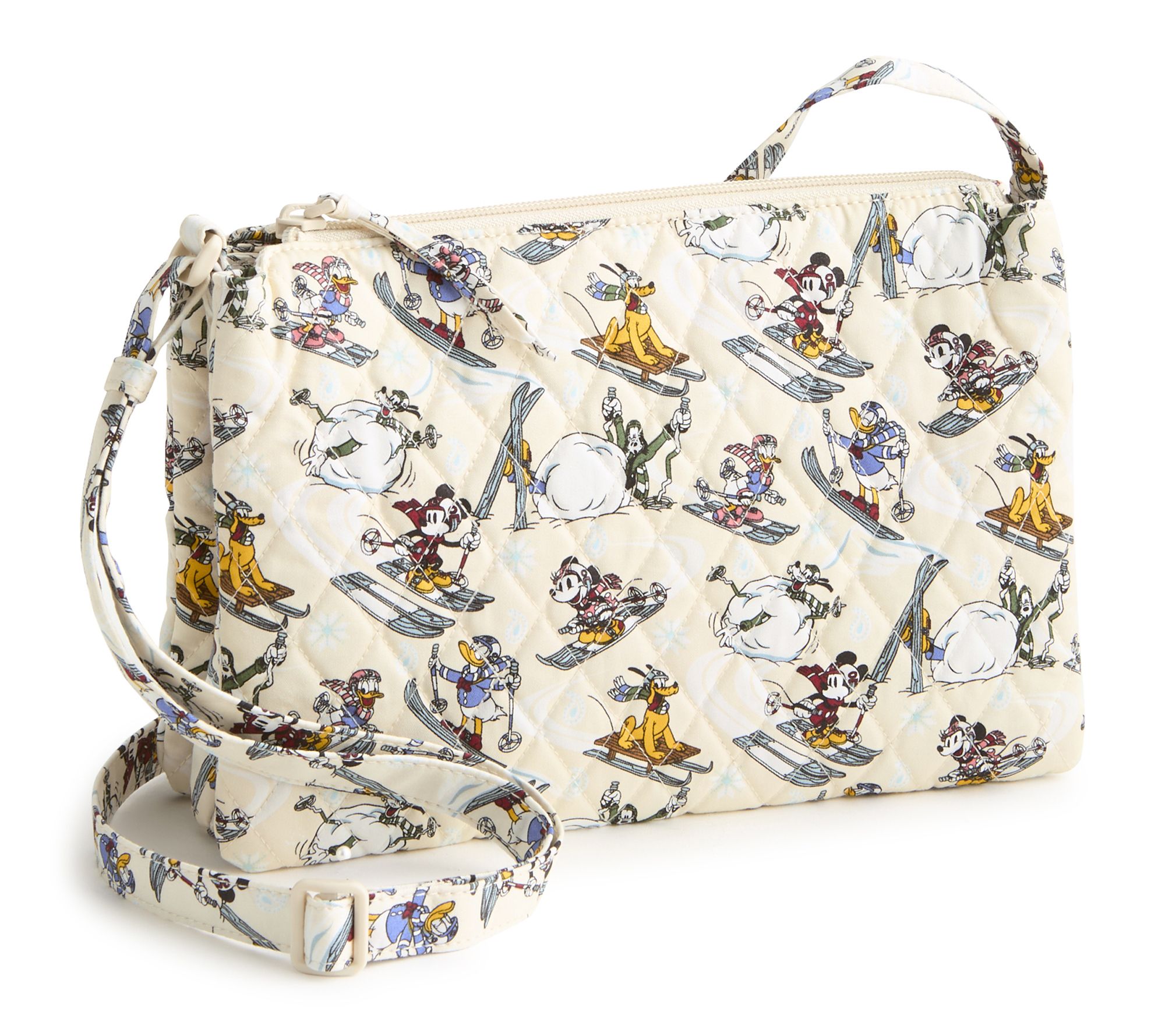 Vera Bradley Disney Downhill Skiing Mickey Foxbury Crossbody