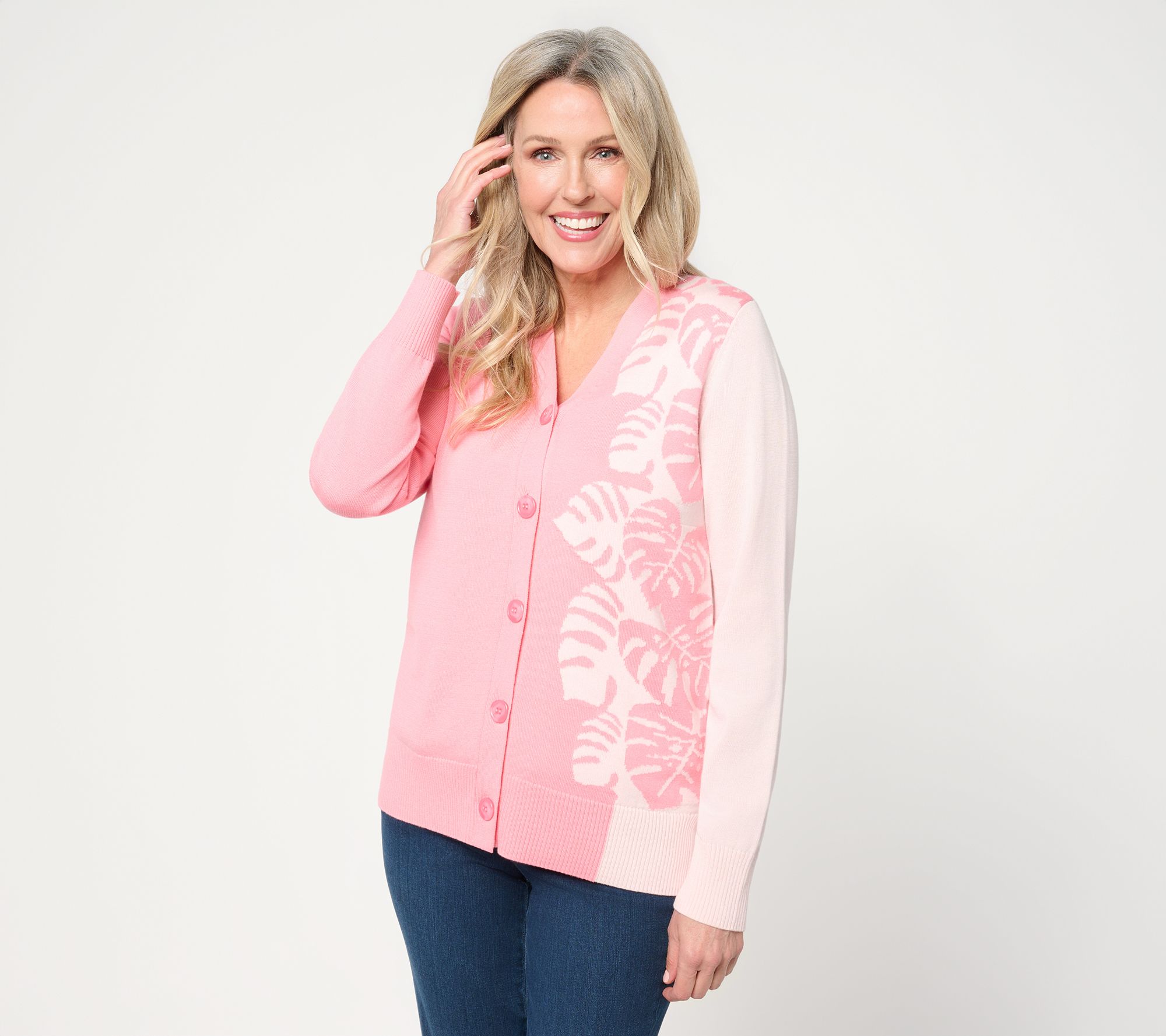  Belle Beach by Kim Gravel Palm Chic Coastal Cardigan