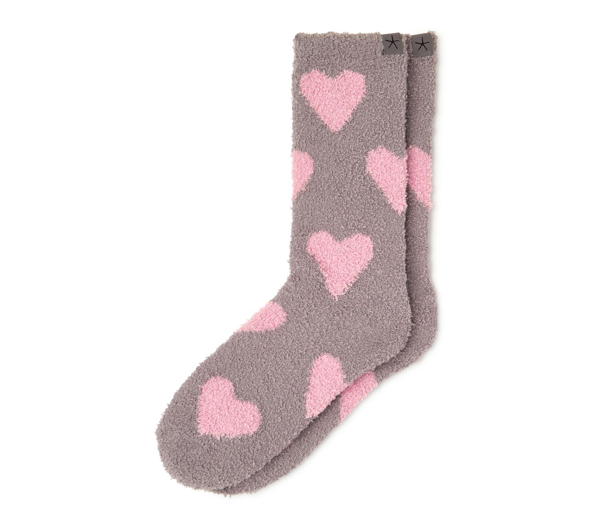 Barefoot Dreams CozyChic Heart Print Socks