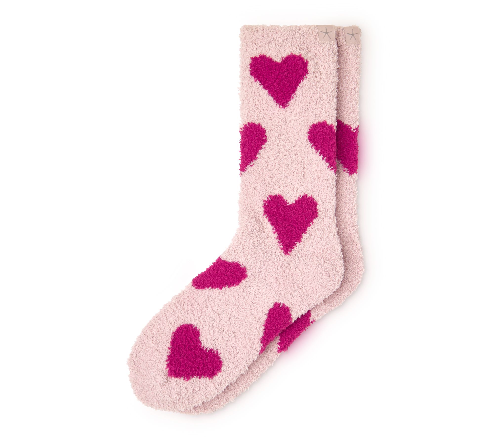 Barefoot Dreams CozyChic Heart Print Socks