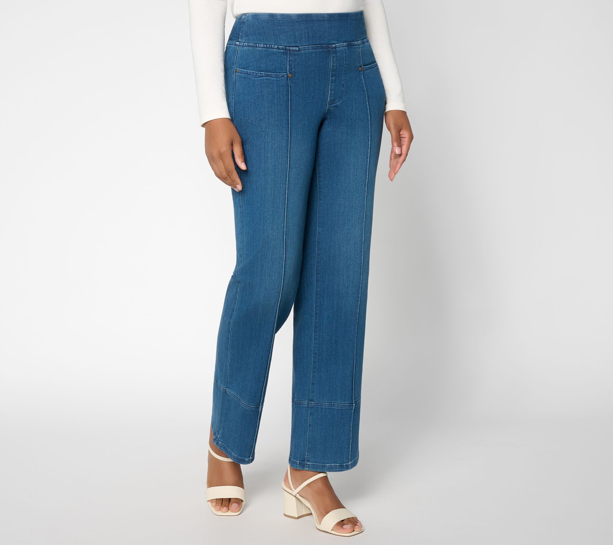 Belle by Kim Gravel Regular Primabelle Denim Front Jeans